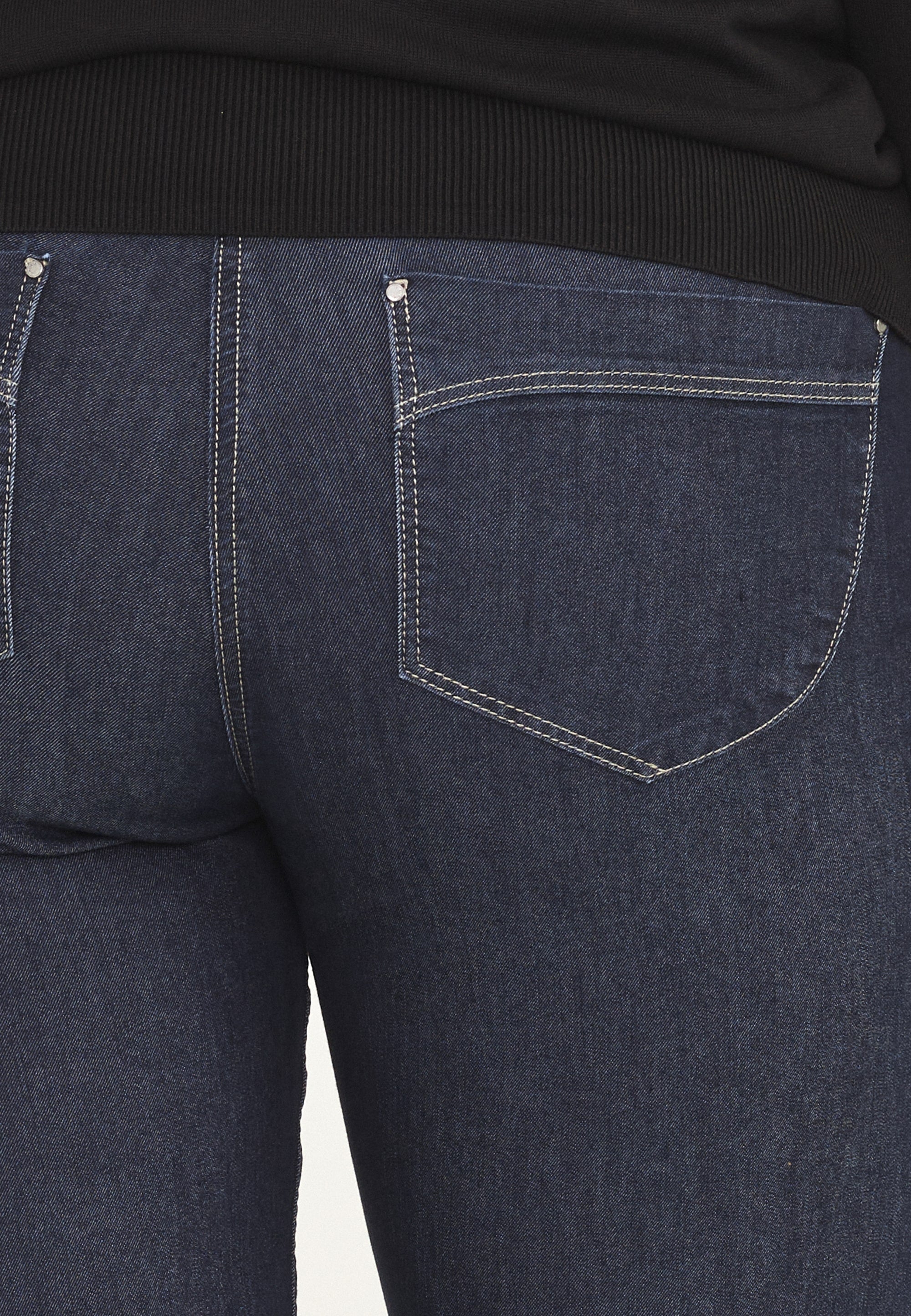 LAURIE Amelia Straight - Medium Length Straight 49501 Dark Blue Denim