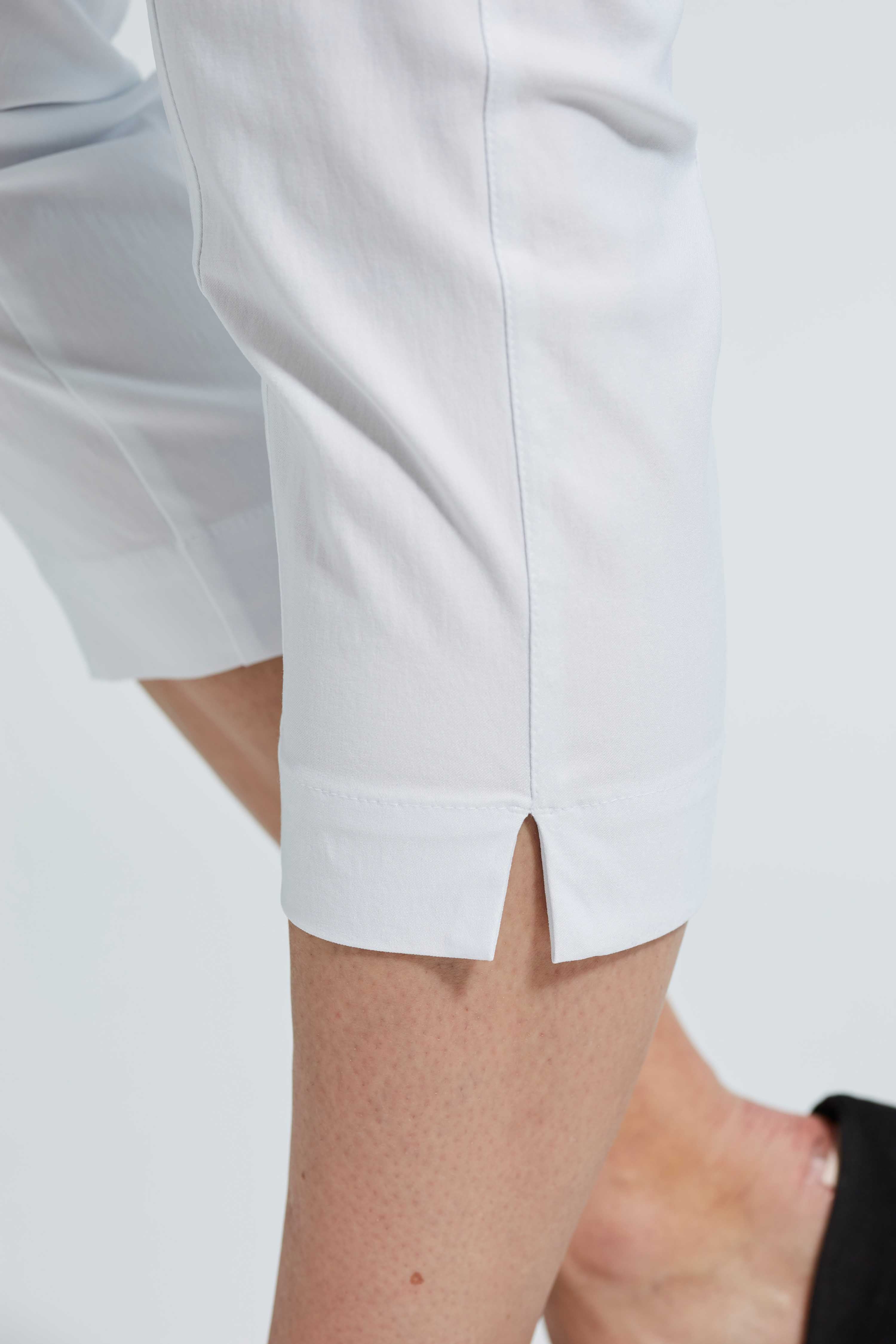 LAURIE Aubrey Slim Capri Byxor Slim 10970 White