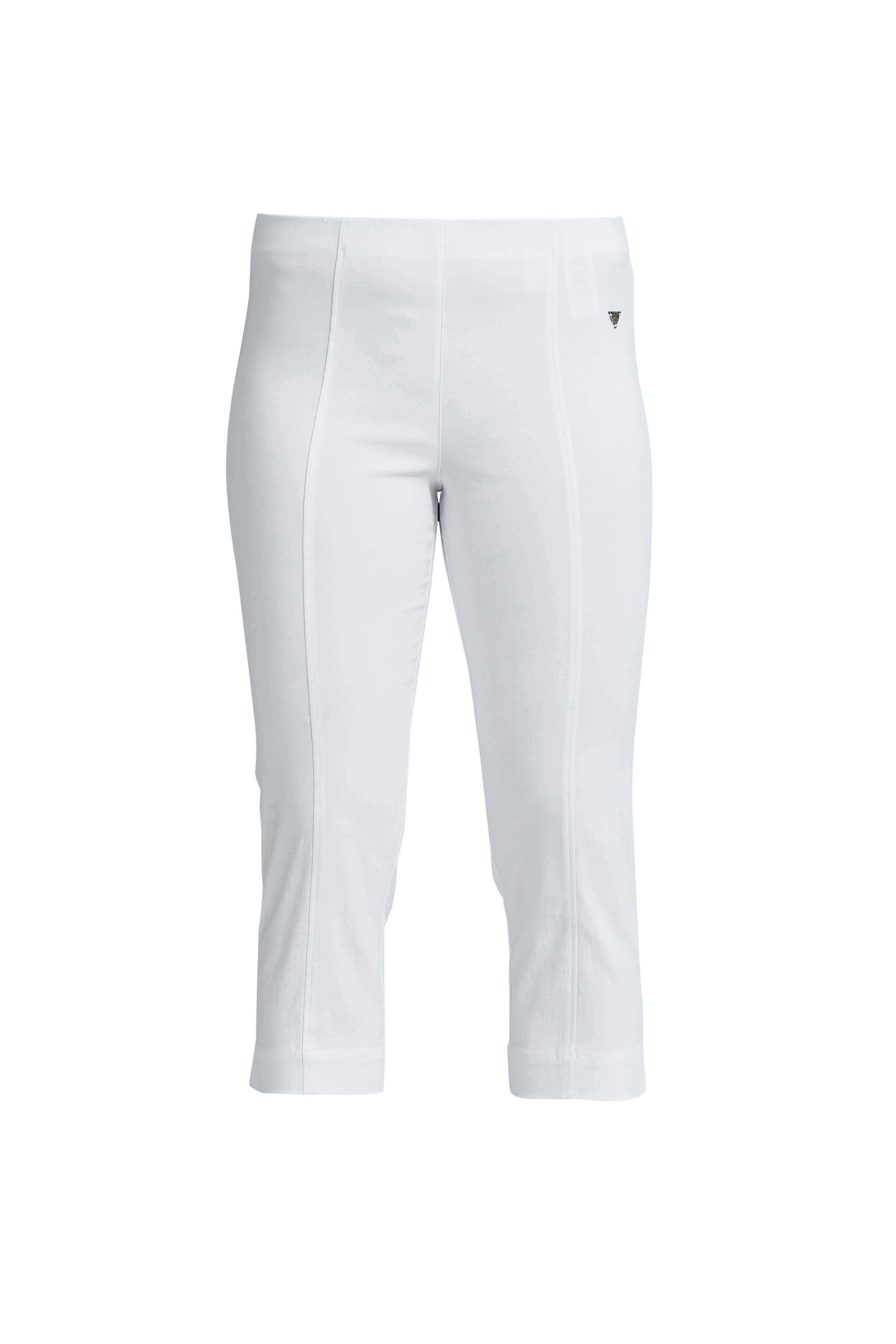LAURIE Aubrey Slim Capri Byxor Slim 10970 White