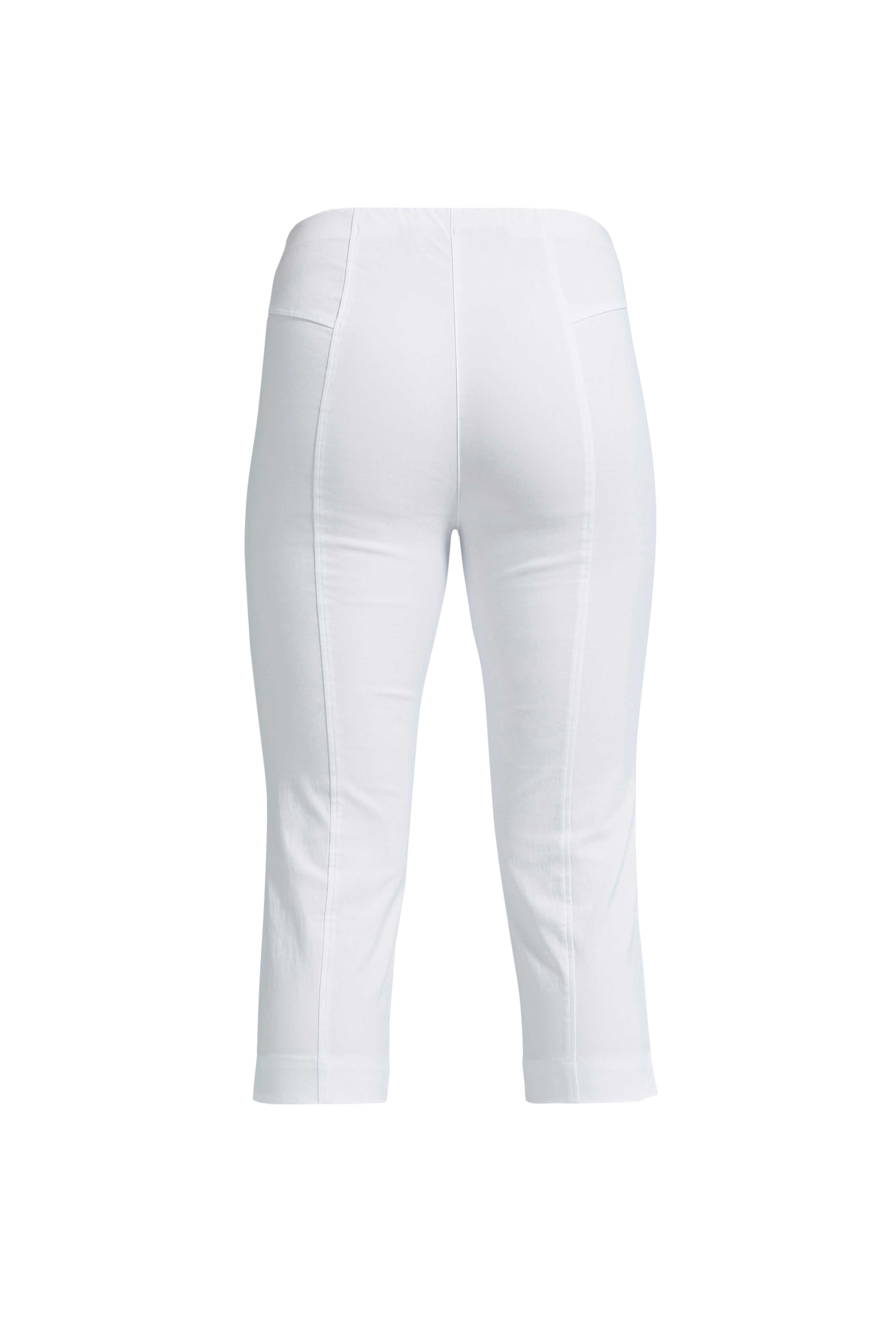 LAURIE Aubrey Slim Capri Byxor Slim 10970 White