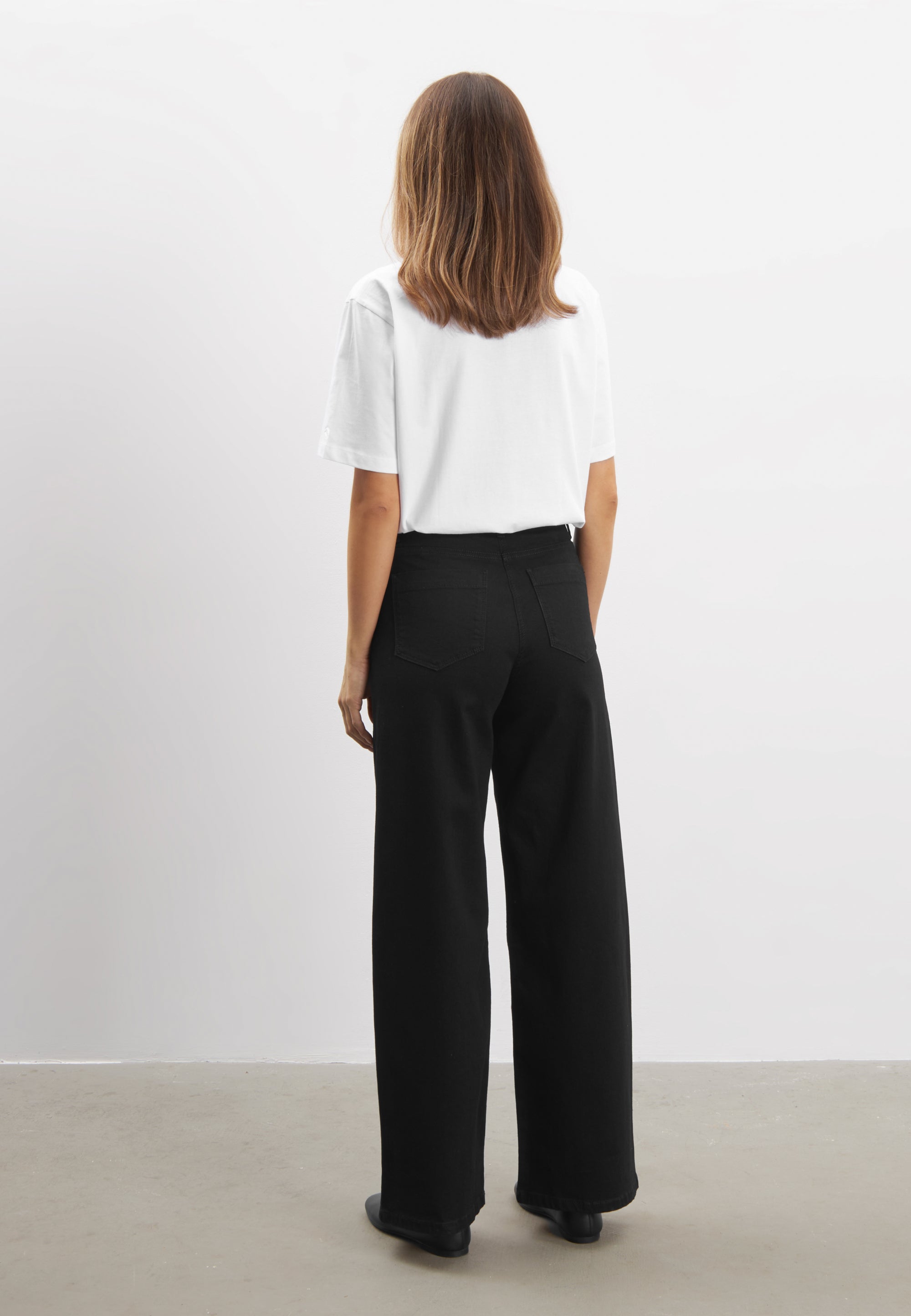 LAURIE Carol Loose - Medium Length Loose 99900 Black Denim