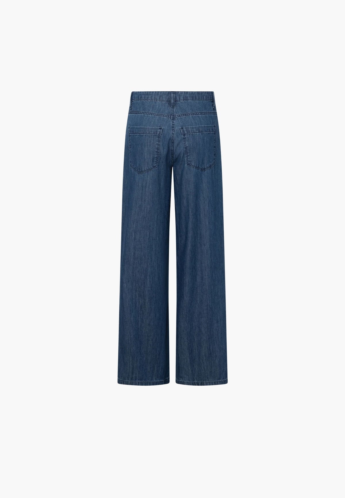 LAURIE Charm Elastic Loose - Medium Length Loose 49601 Blue denim