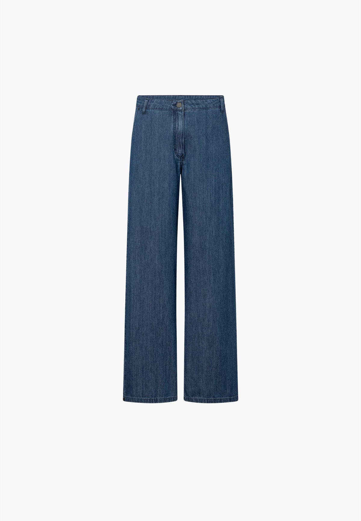 LAURIE Charm Elastic Loose - Medium Length Loose 49601 Blue denim