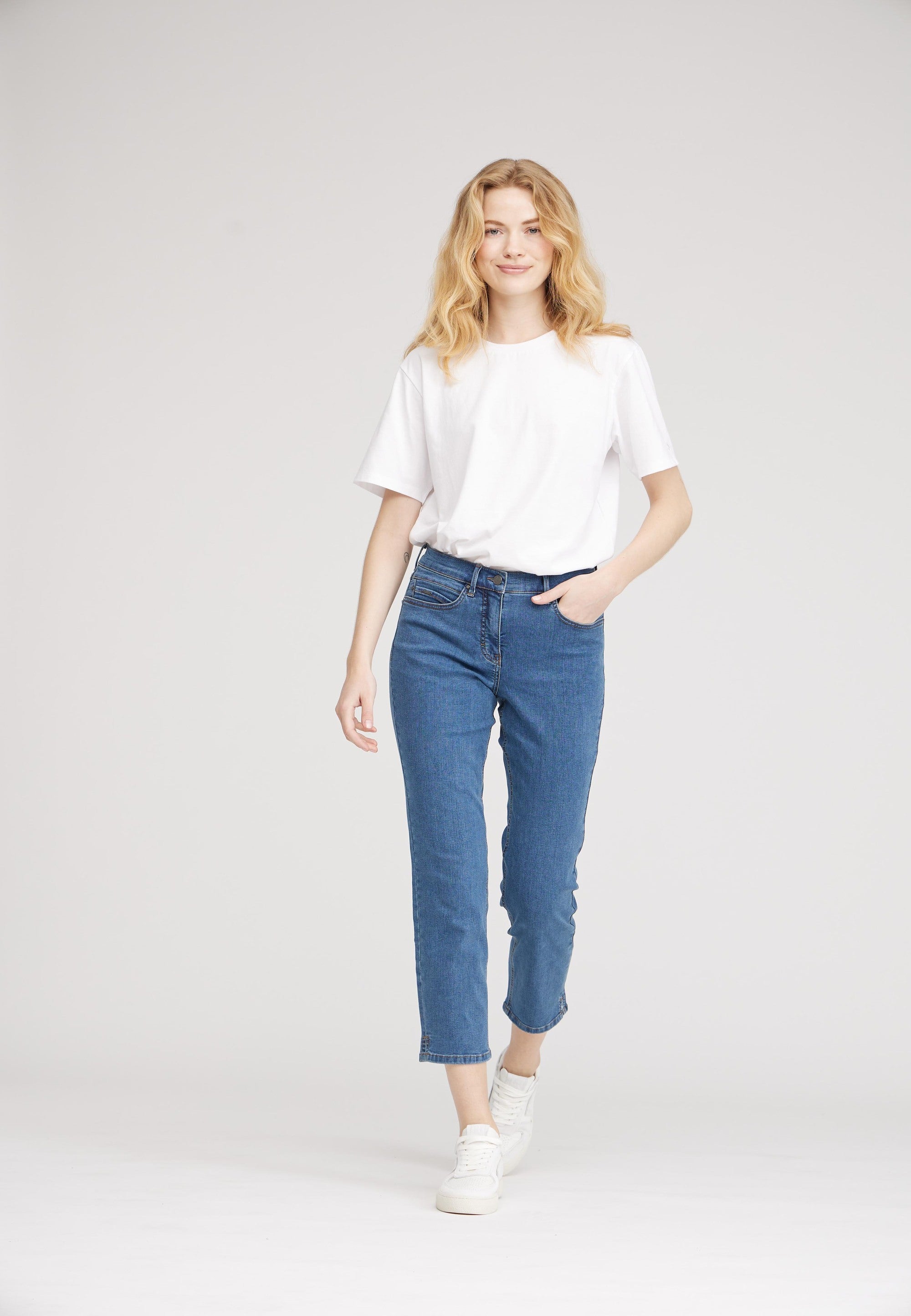 LAURIE Christie Regular Crop Regular 43504 Blue Denim