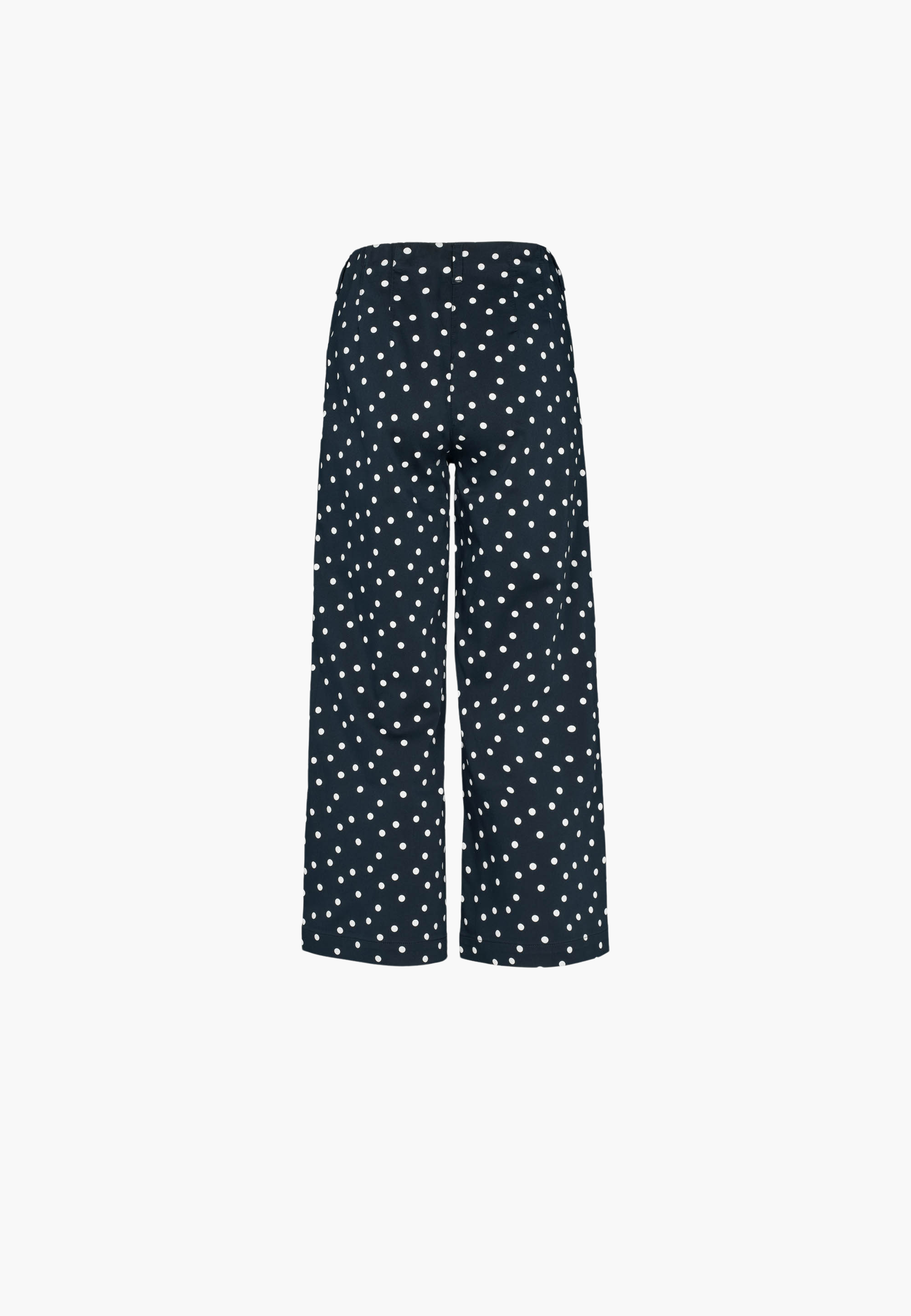 LAURIE Donna Loose - Cropped Loose 49010 Navy white dot
