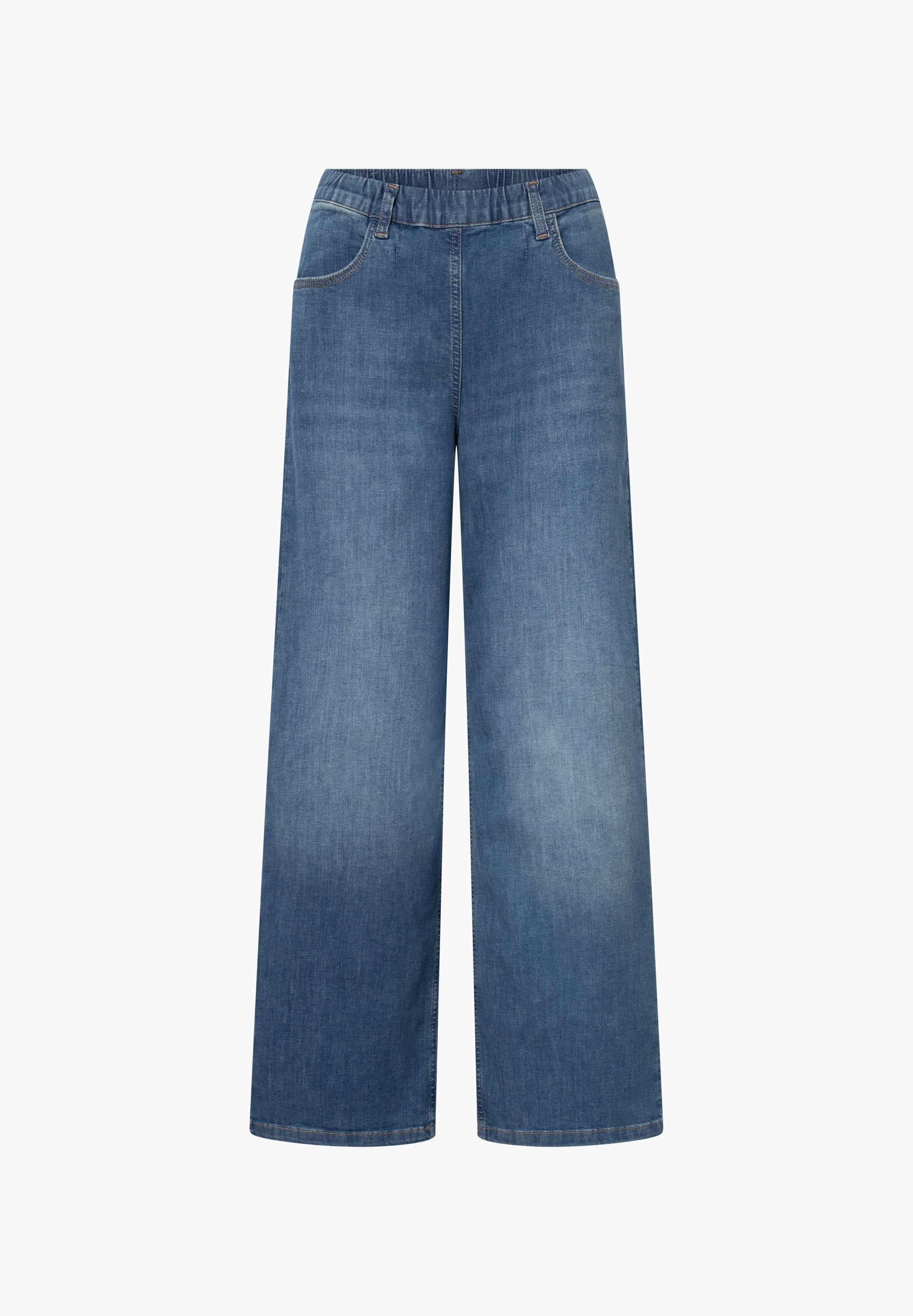 LAURIE Donna Loose - Medium Length Loose 49399 Washed Blue Denim