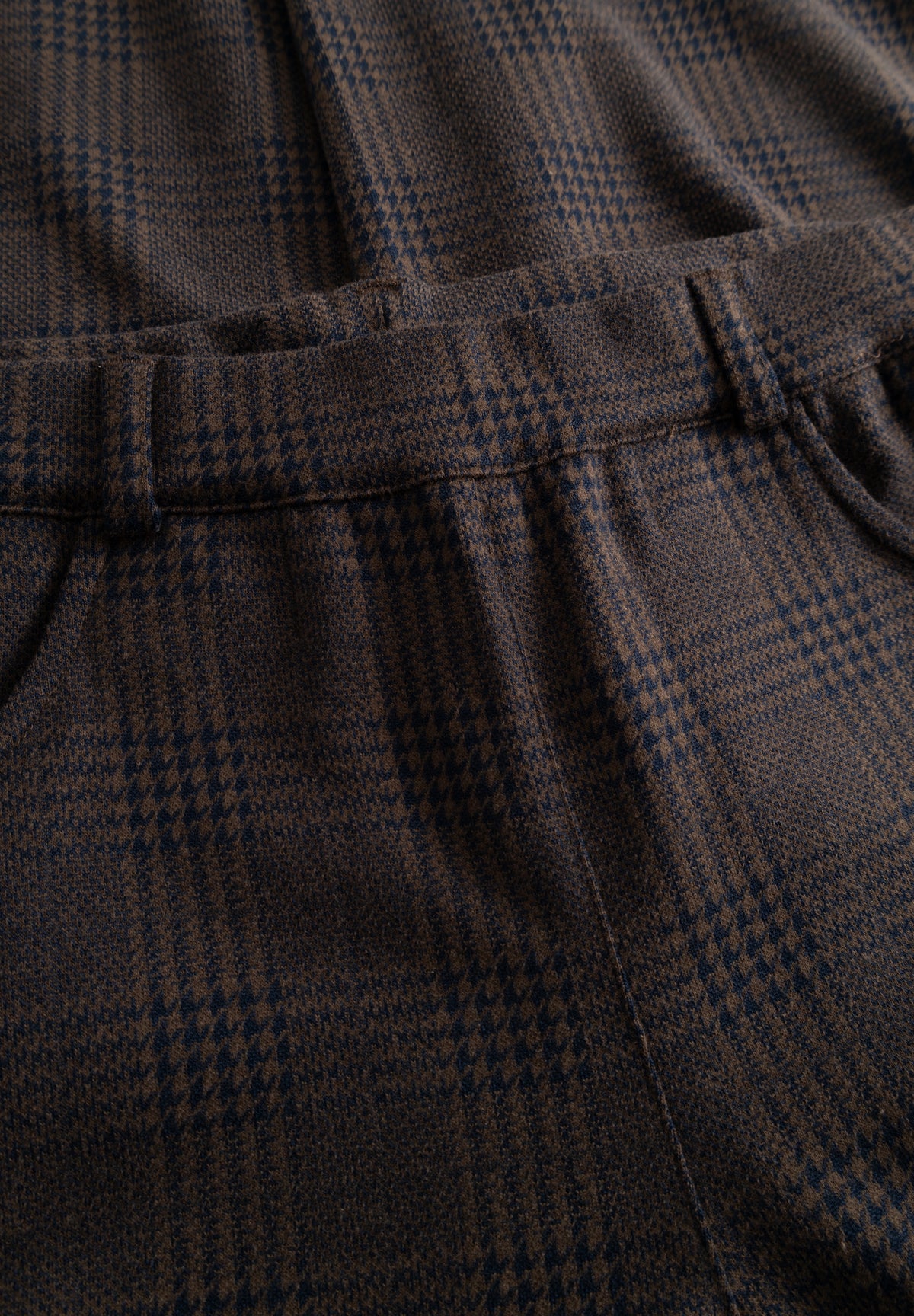 LAURIE Donna Loose - Short Length Loose 88049 Brown Navy check