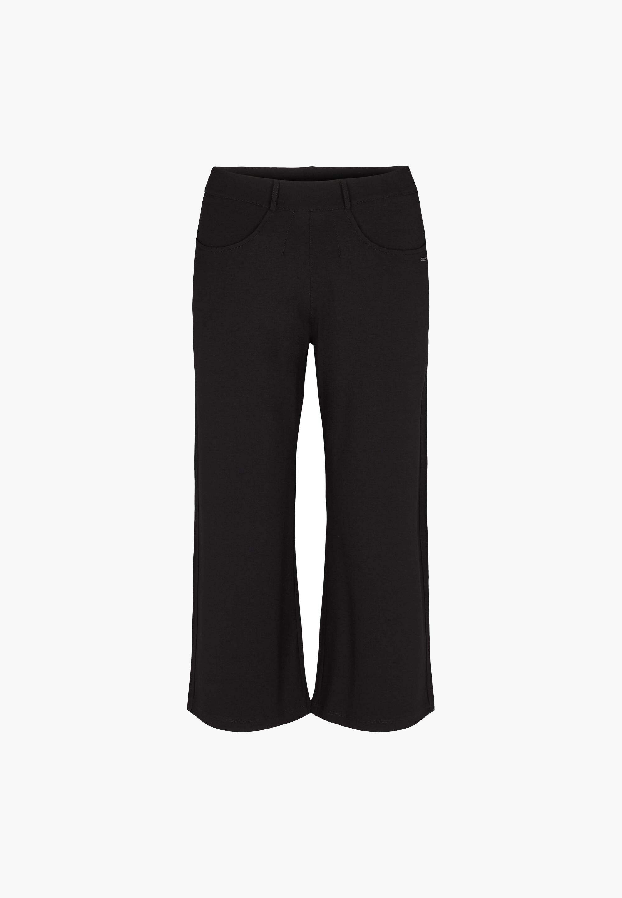 LAURIE Donna Loose Crop Trousers LOOSE 99104 Black
