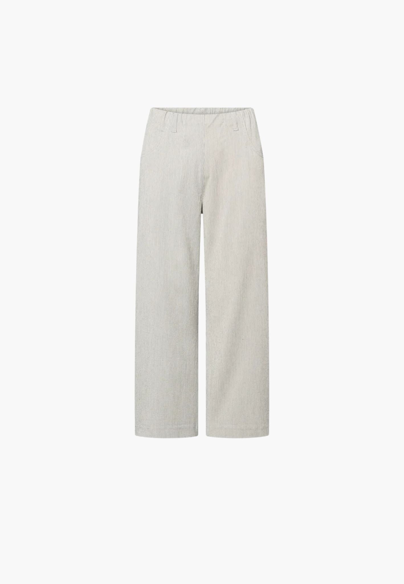 LAURIE Donna Loose Cropped Loose 10109 White pinstripe