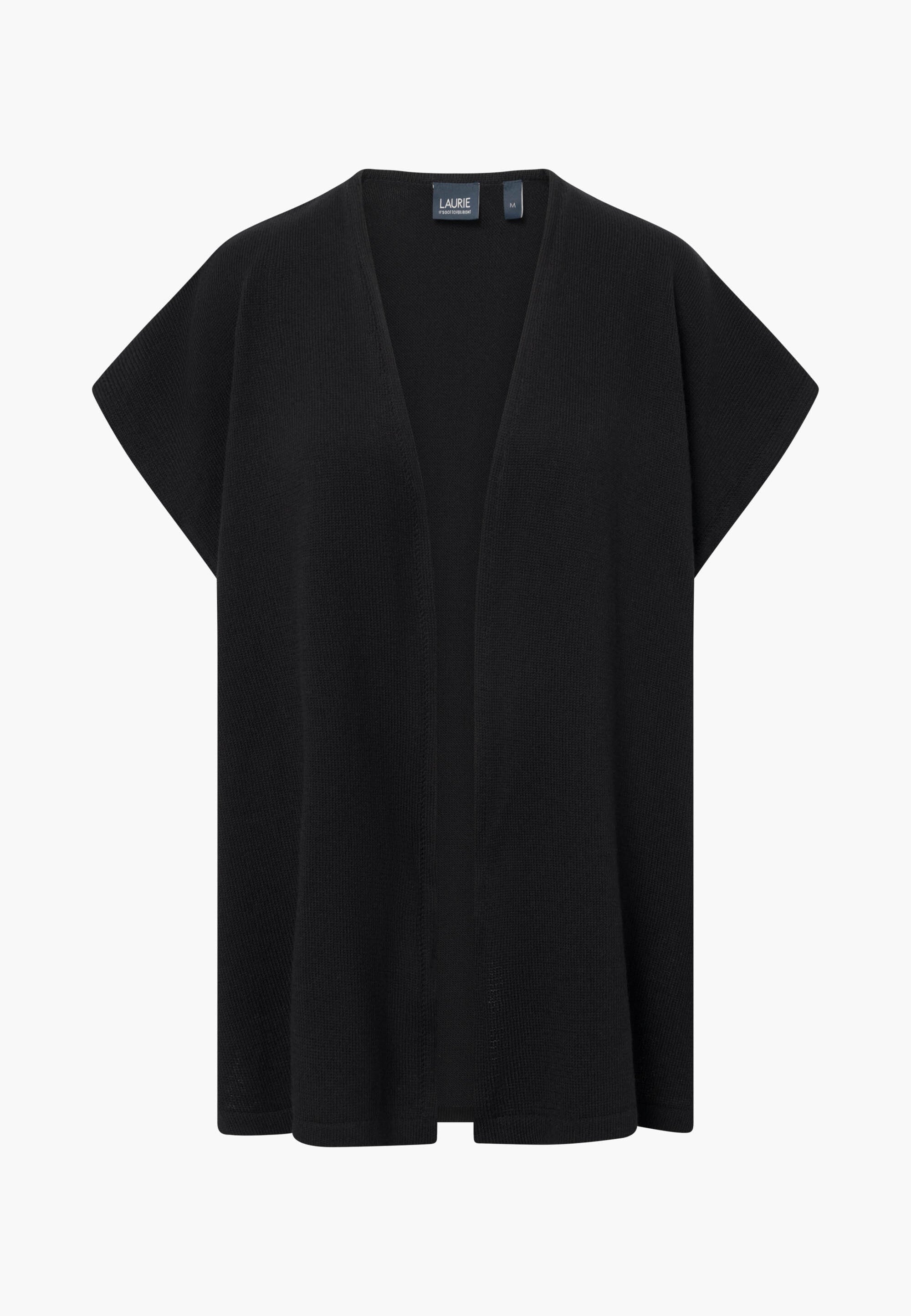 LAURIE Isabell vest Knitwear 99000 Black