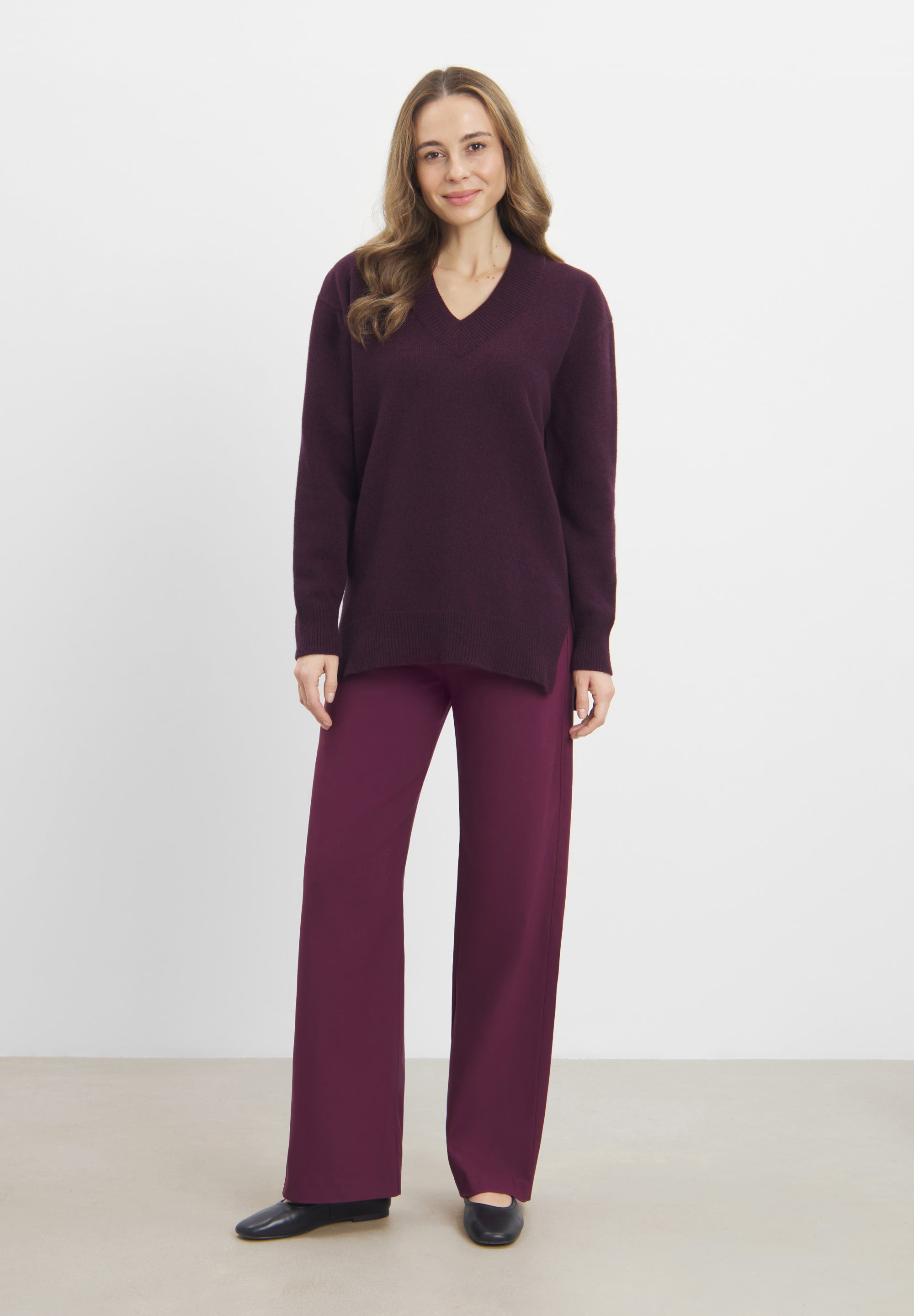 LAURIE Iza Sweater Knitwear 66000 Zinfandel