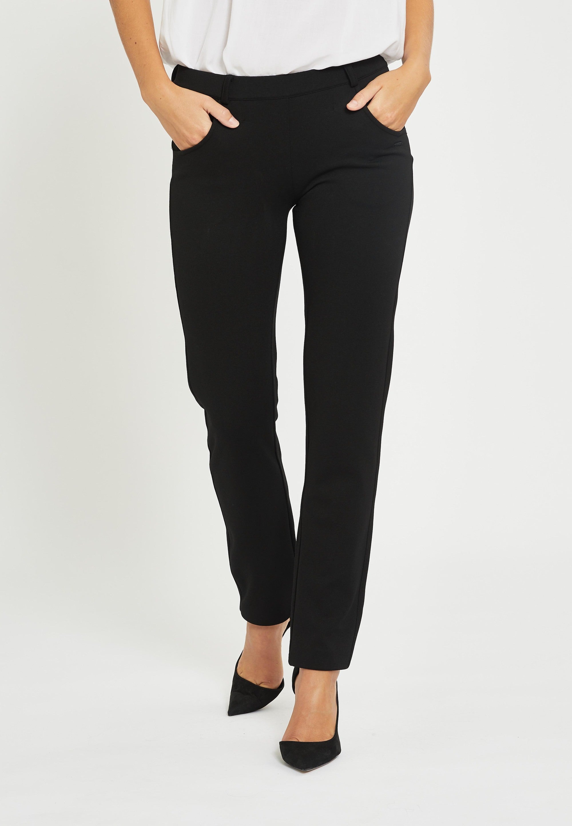 LAURIE Kelly Regular Jersey - Medium Length Regular 99147 Black