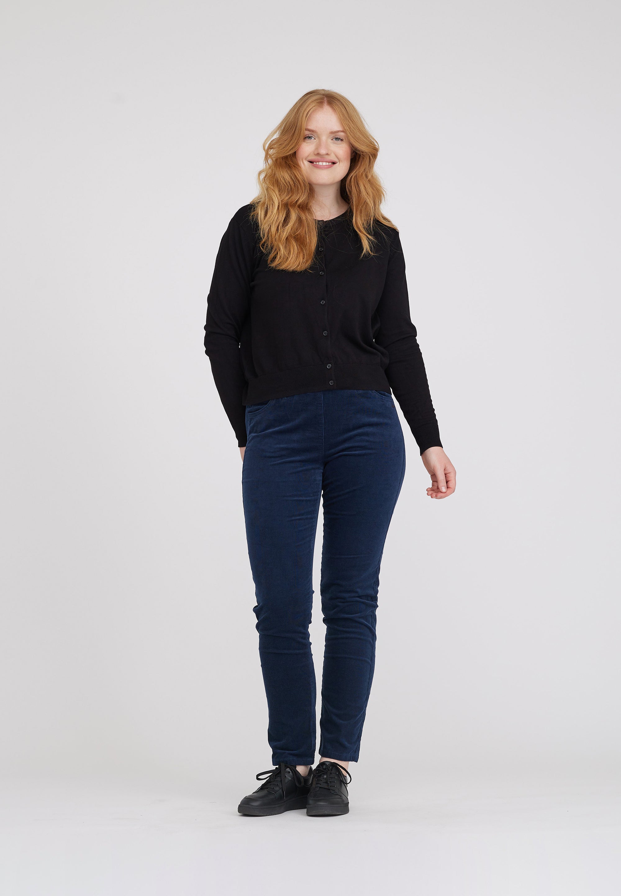 LAURIE Kelly Regular Sammet - Medium Length Regular 49000 Navy