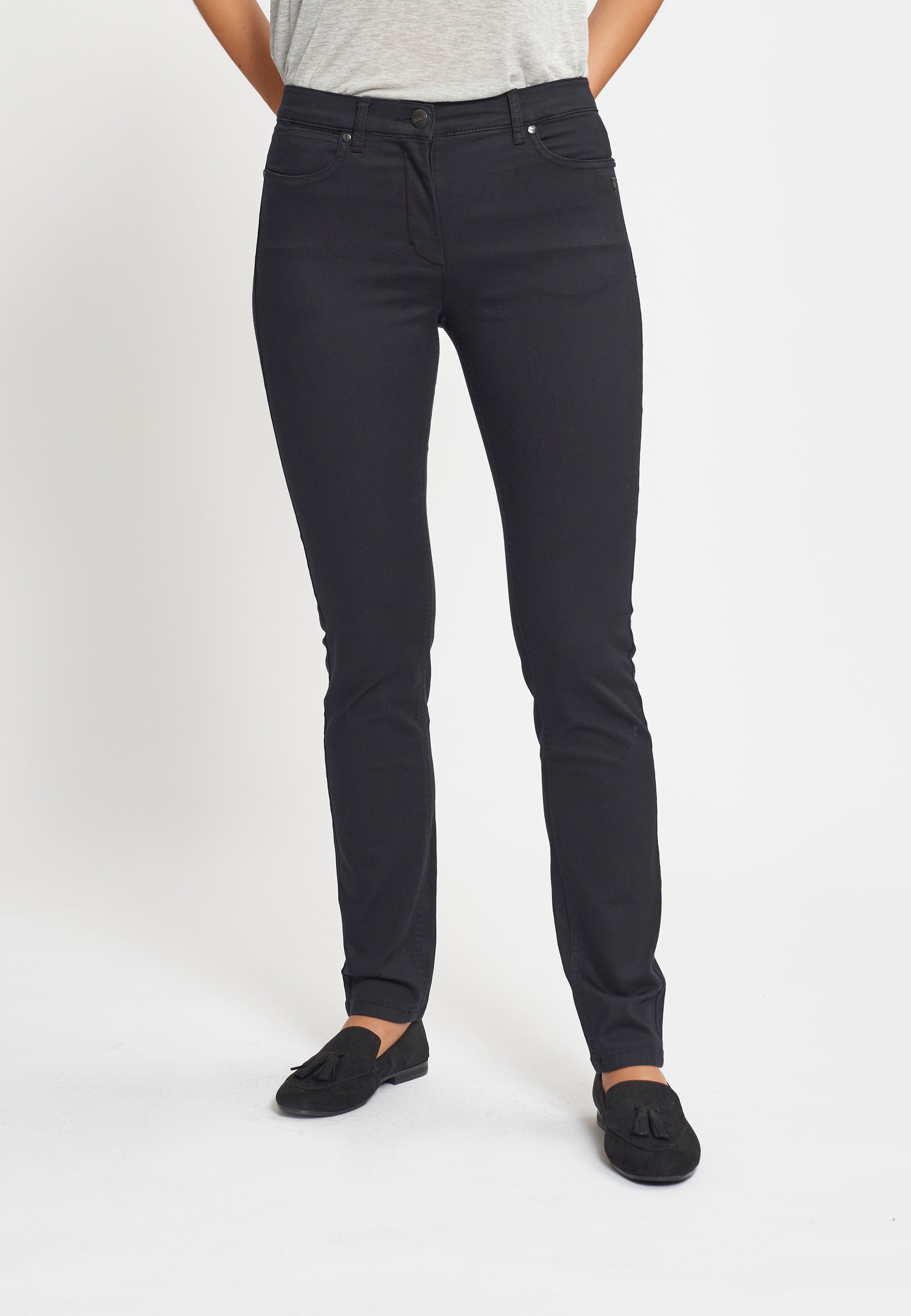 LAURIE Laura Slim - Medium Length Slim 98101 Charcoal
