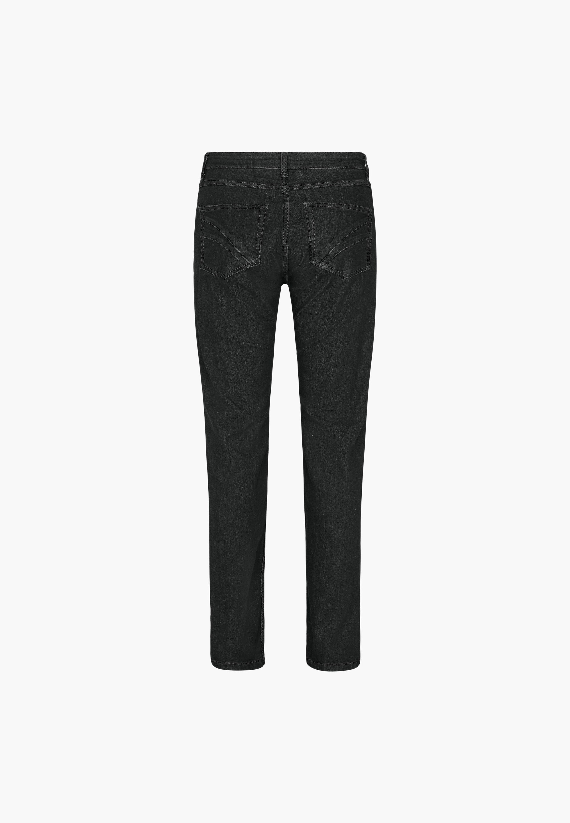 LAURIE Laura Slim - Medium Length - Ecolabel Slim 99520 Washed Black Denim