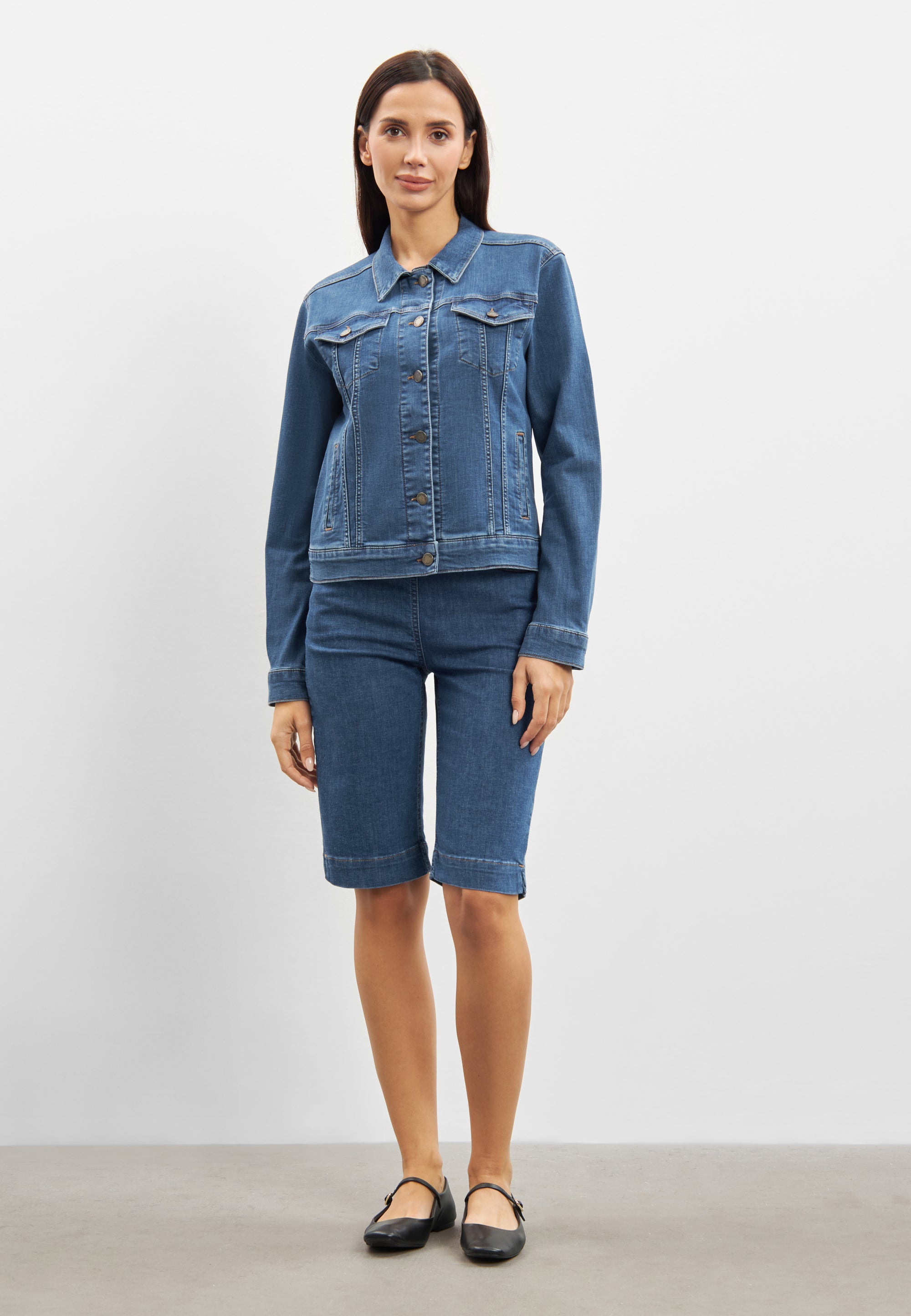 LAURIE Marie Denim Jacket LS Jackets 49401 Blue Denim