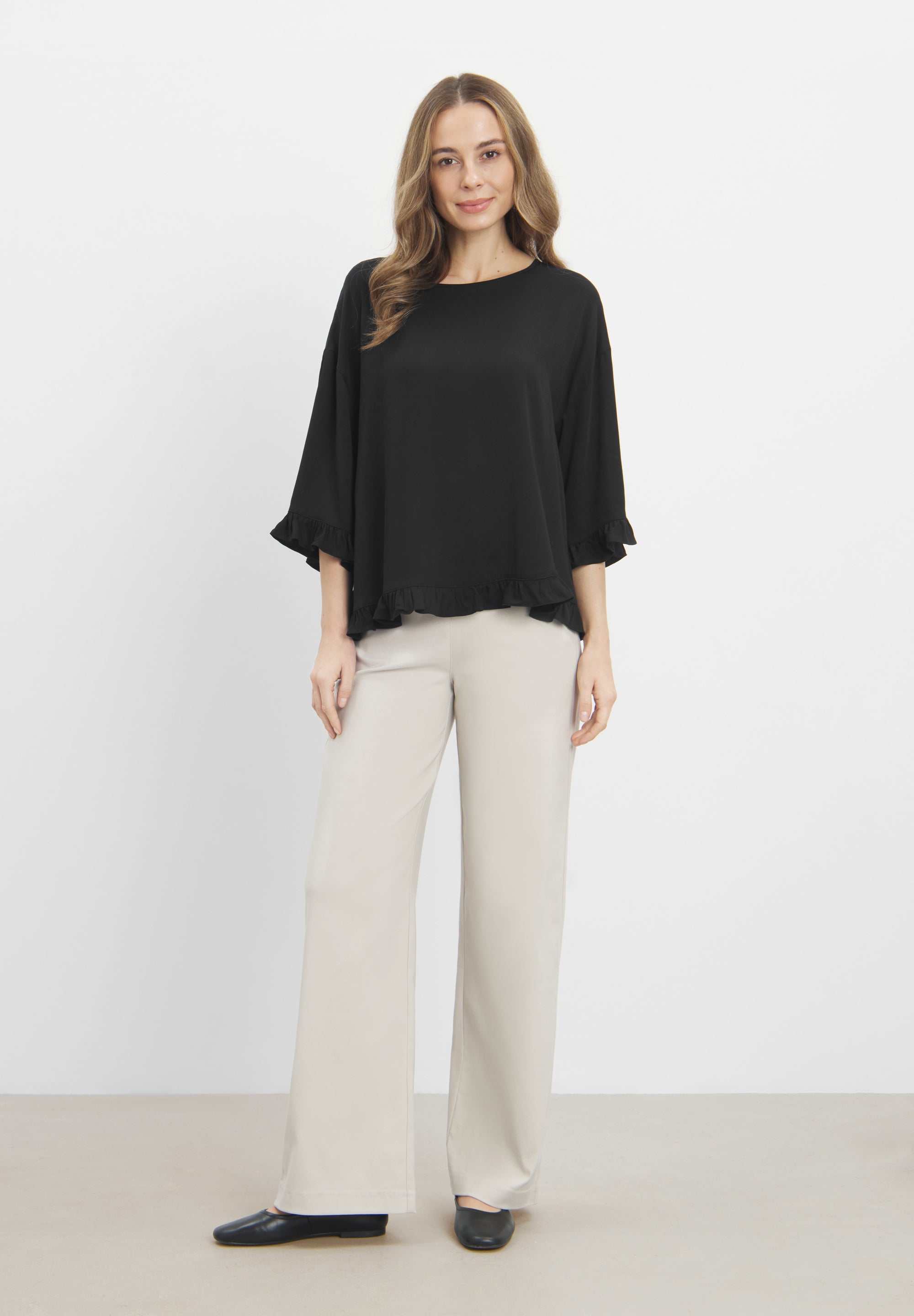 LAURIE Nova Blouse SS Blouses 99000 Black