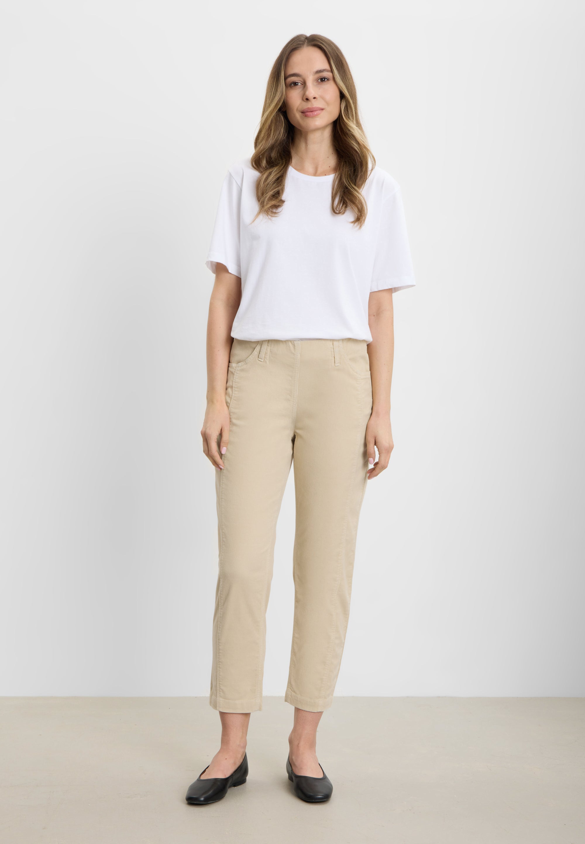 LAURIE Piper Pure Regular Sammet - Cropped Regular 13000 Birch