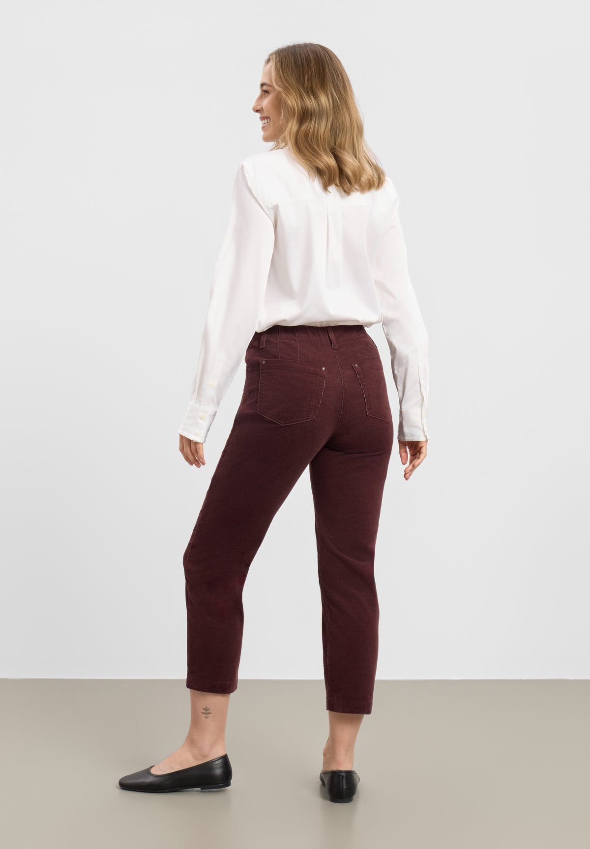 LAURIE Piper Pure Regular Manchester - Cropped Regular 68000 Dark Plum