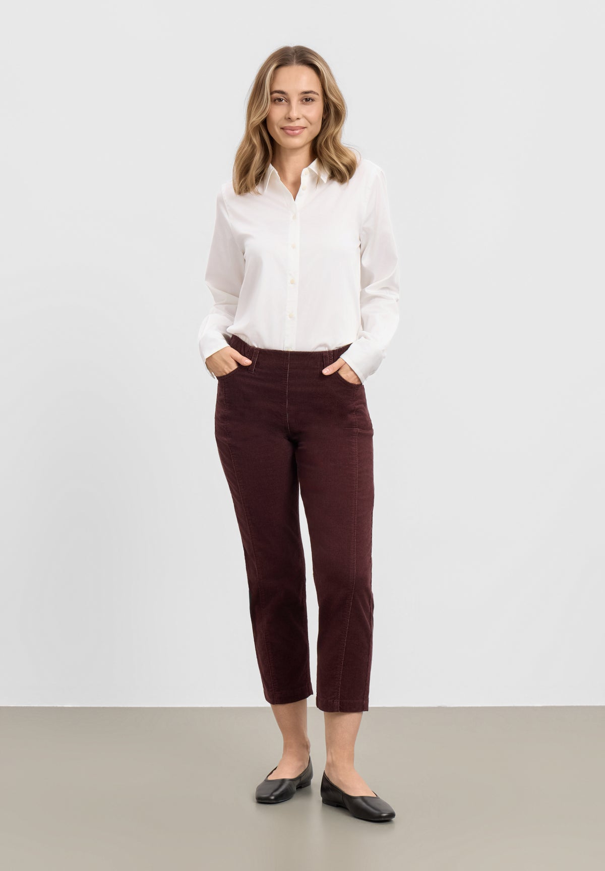 LAURIE Piper Pure Regular Manchester - Cropped Regular 68000 Dark Plum