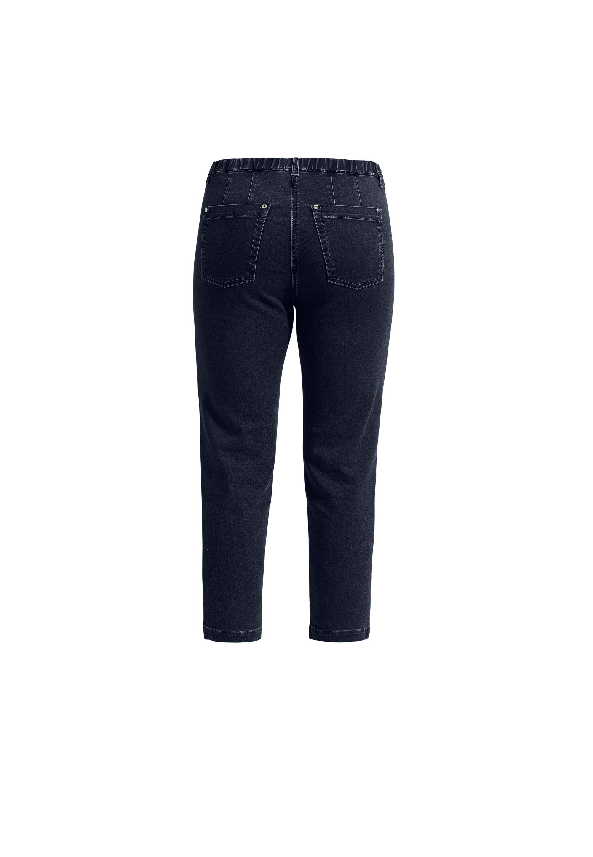 LAURIE Piper Regular Crop Regular 40518 Dark Blue Denim