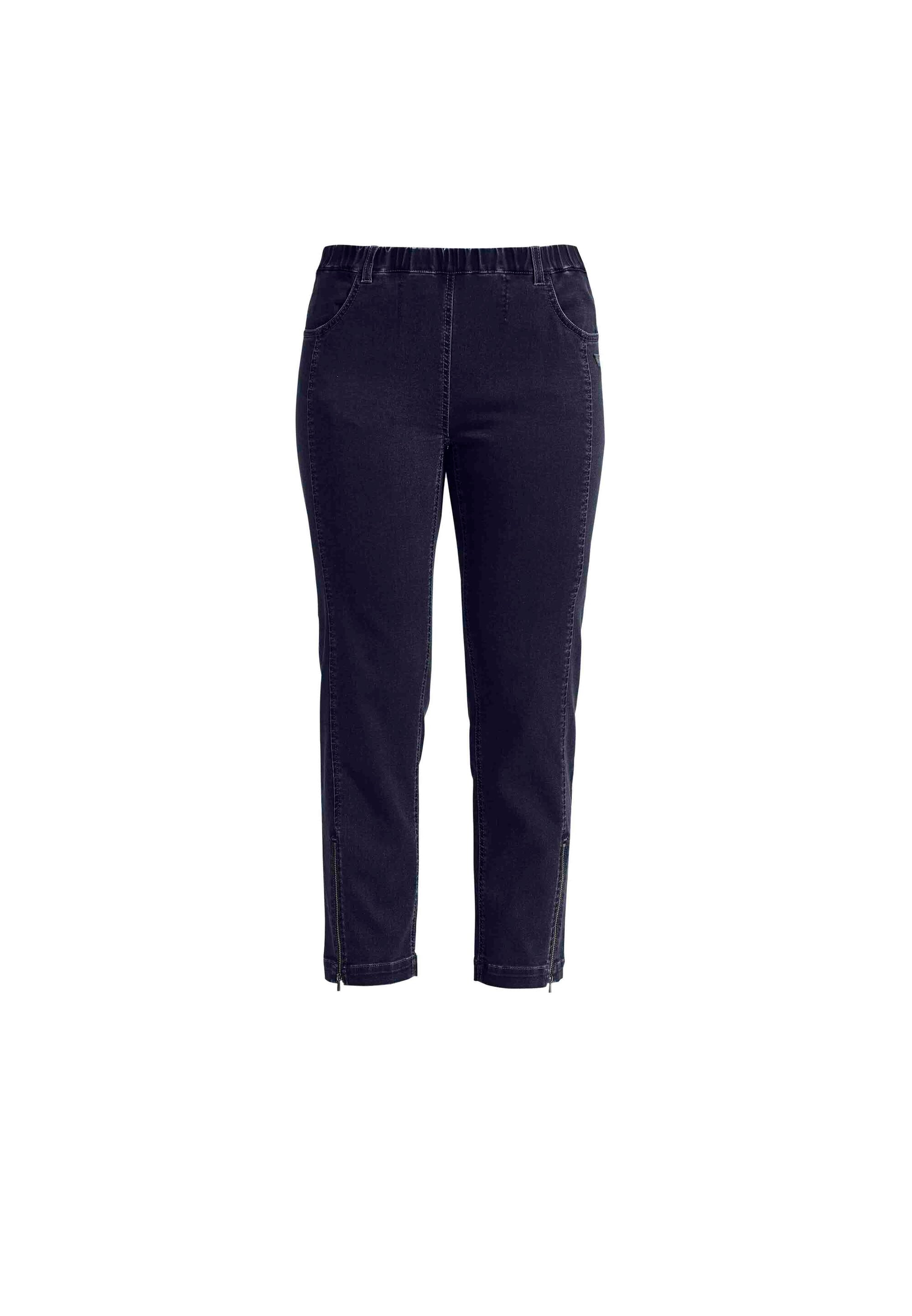 LAURIE Piper Regular Crop Regular 40518 Dark Blue Denim