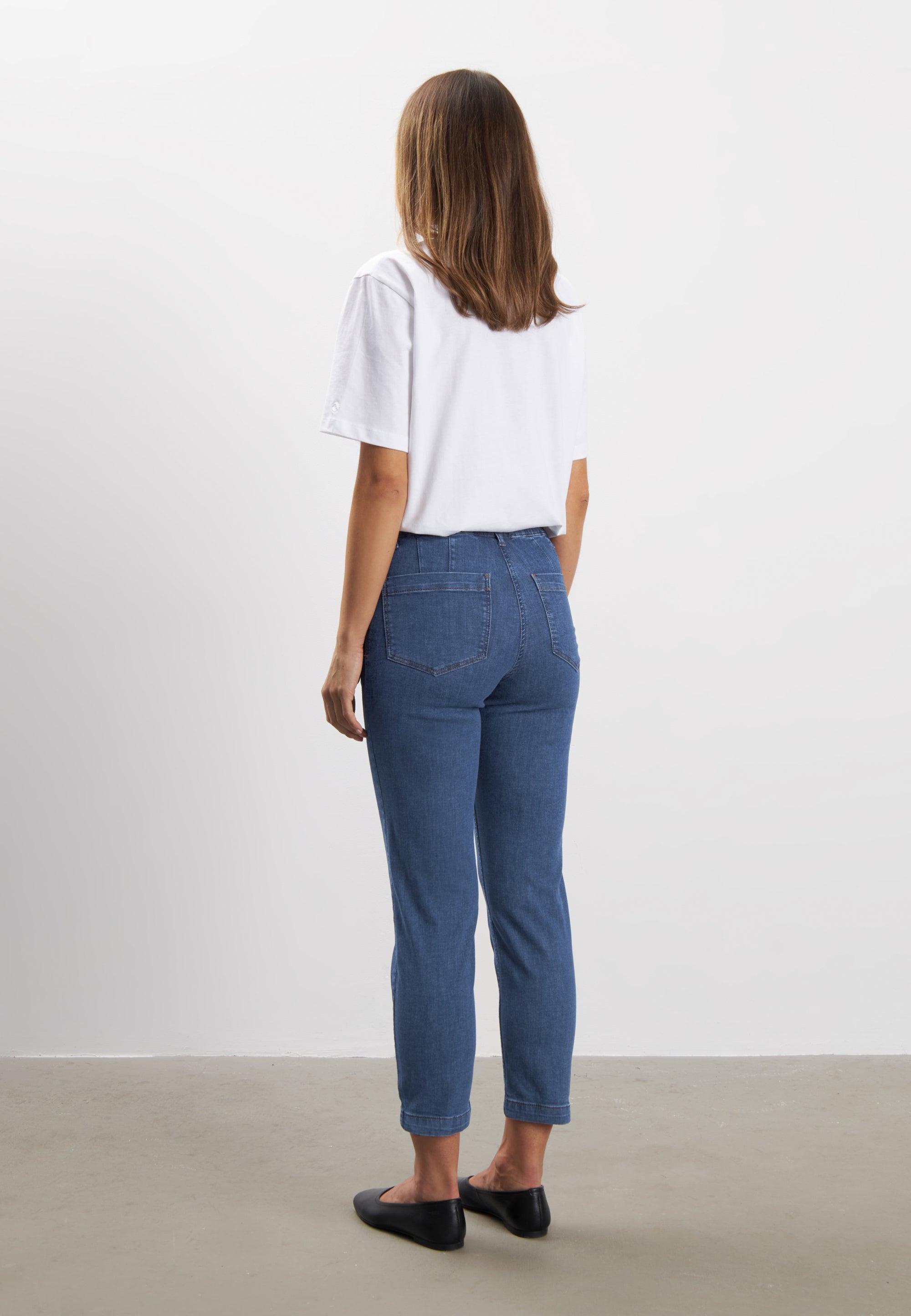 LAURIE Piper Regular Cropped Regular 49401 Blue Denim