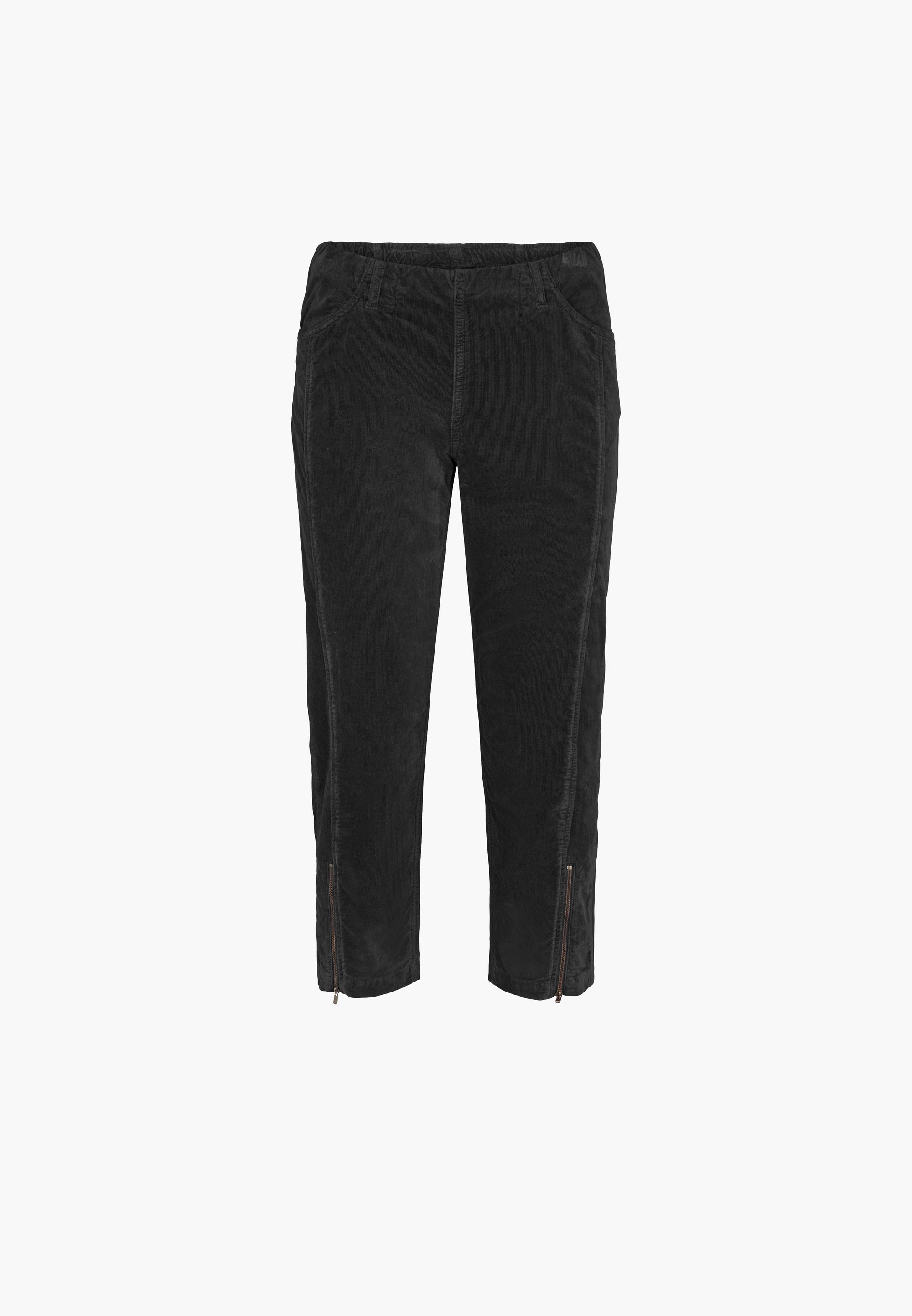 LAURIE Piper Regular Sammet Crop Regular 99000 Black