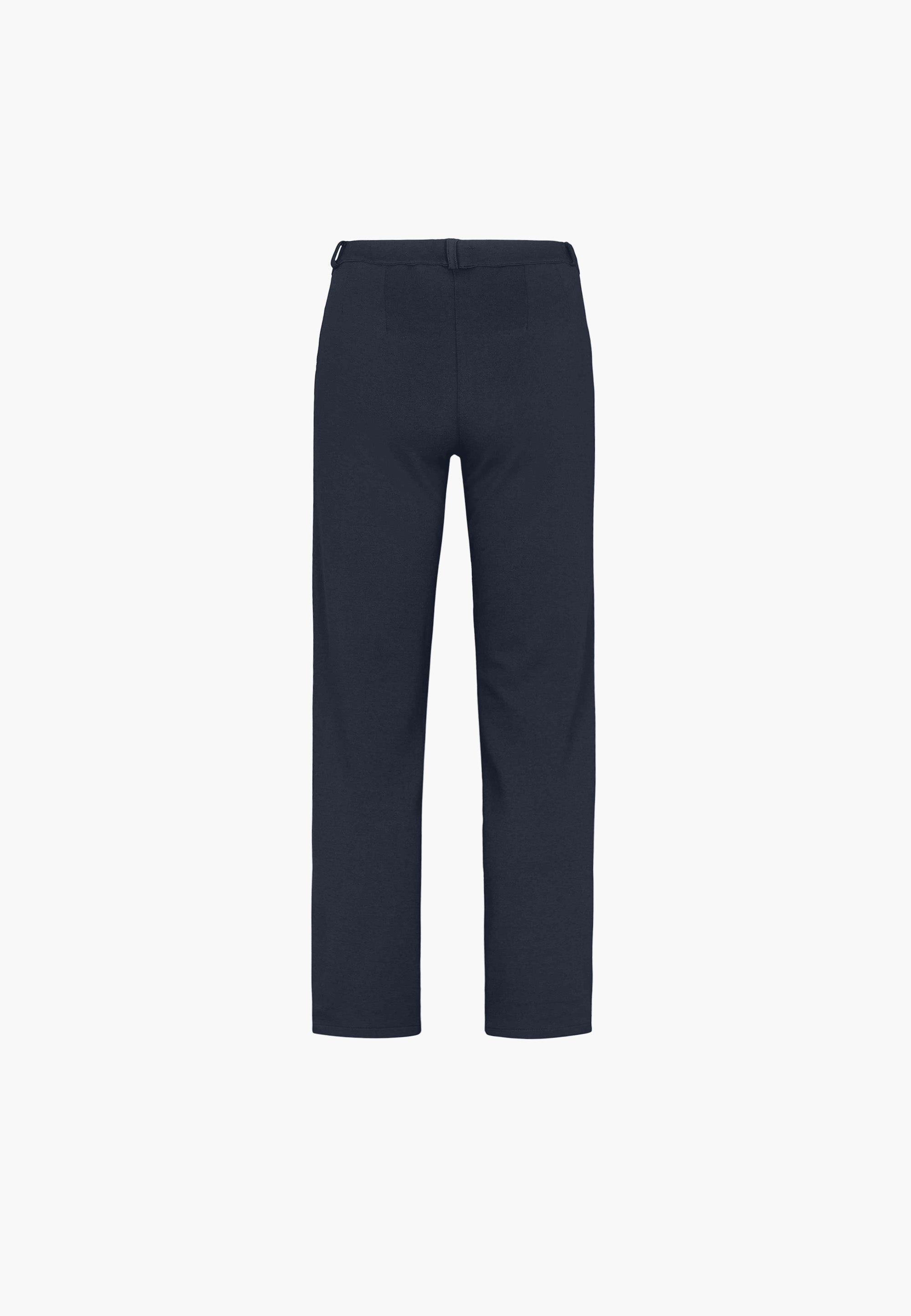 LAURIE Ruby Straight - Medium Length Trousers STRAIGHT 49103 Navy brushed