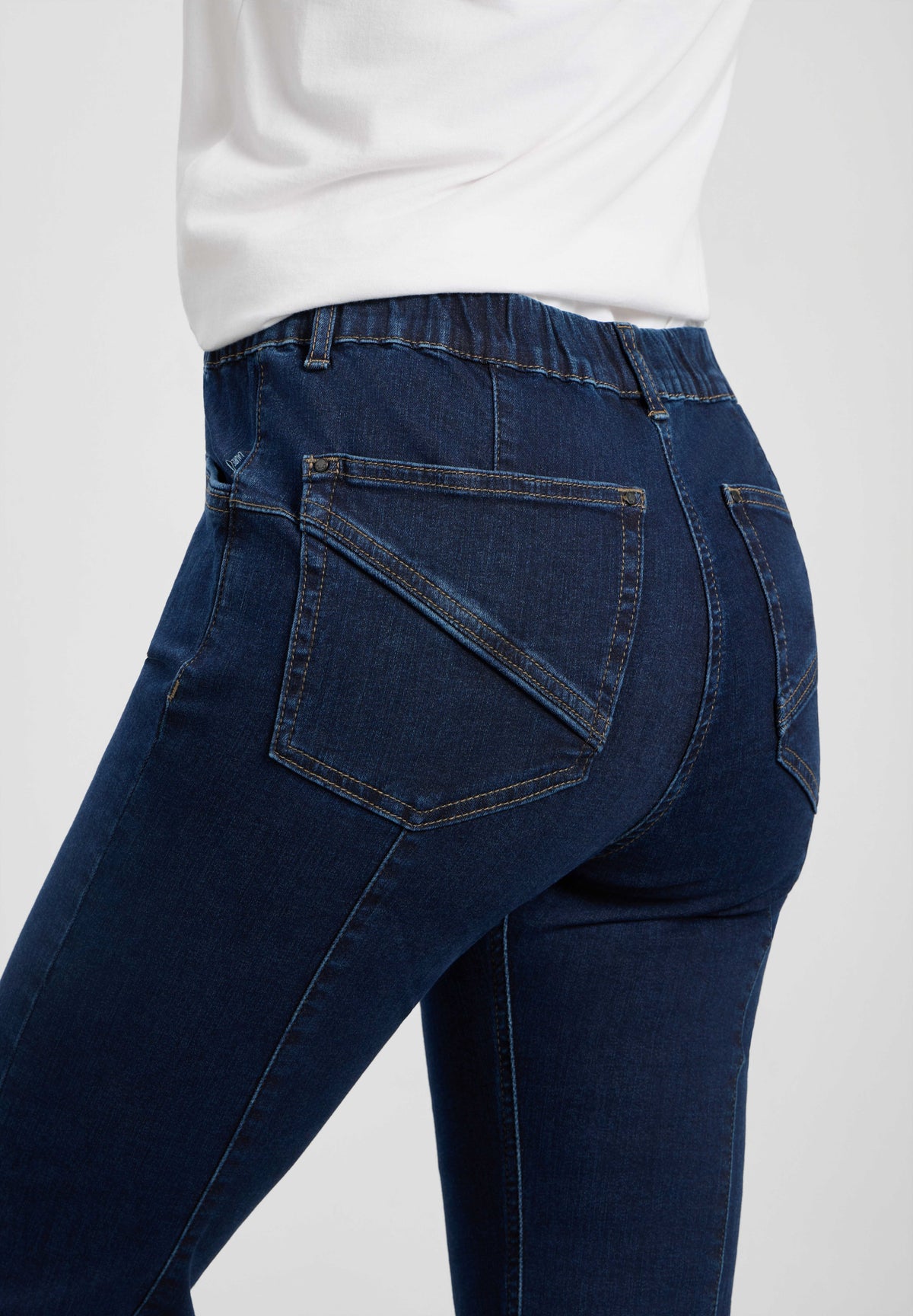 LAURIE Slender Rouge Regular - Medium Length Regular 40513 Dark Blue Denim