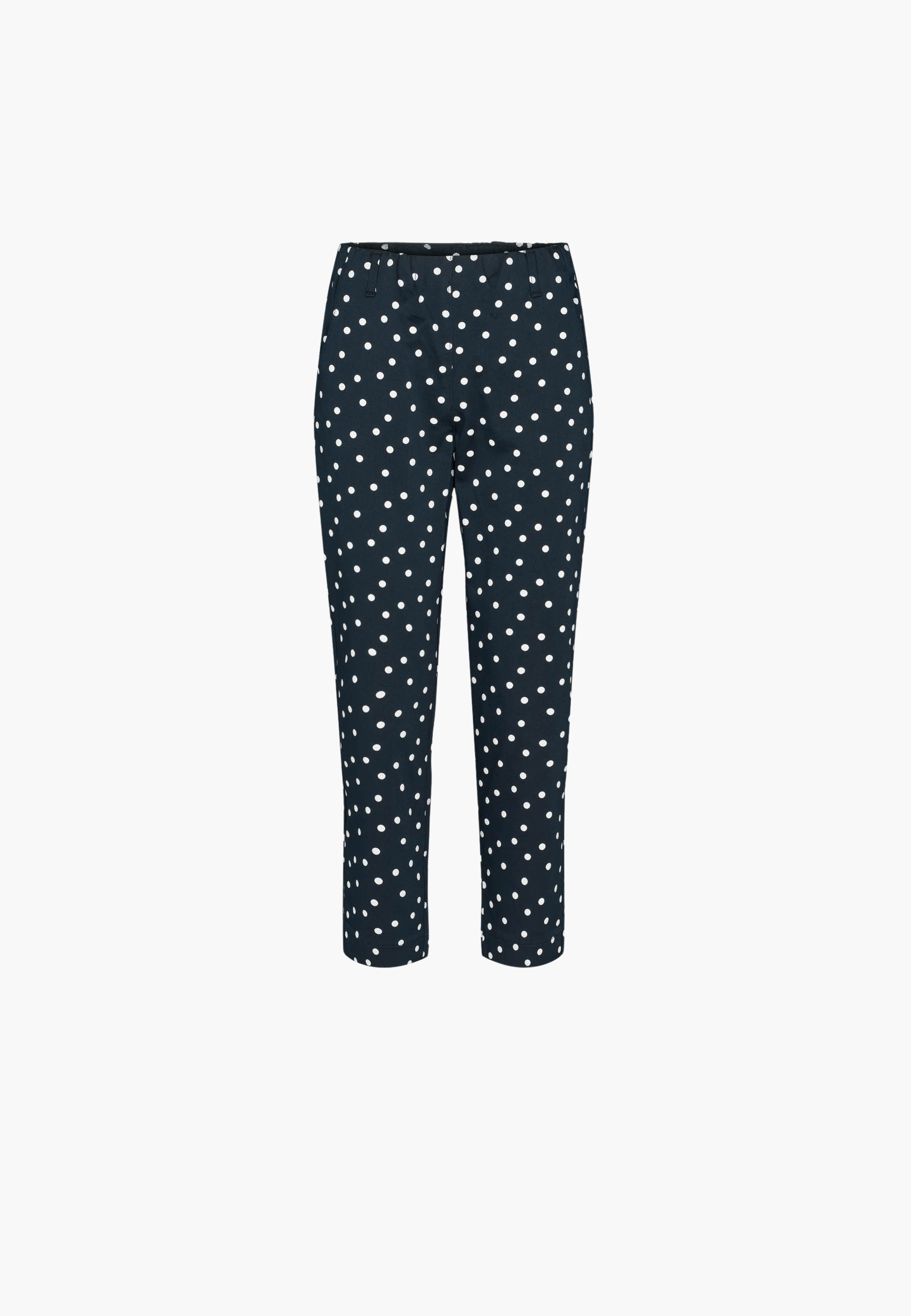 LAURIE Taylor Regular - Cropped Regular 49010 Navy white dot