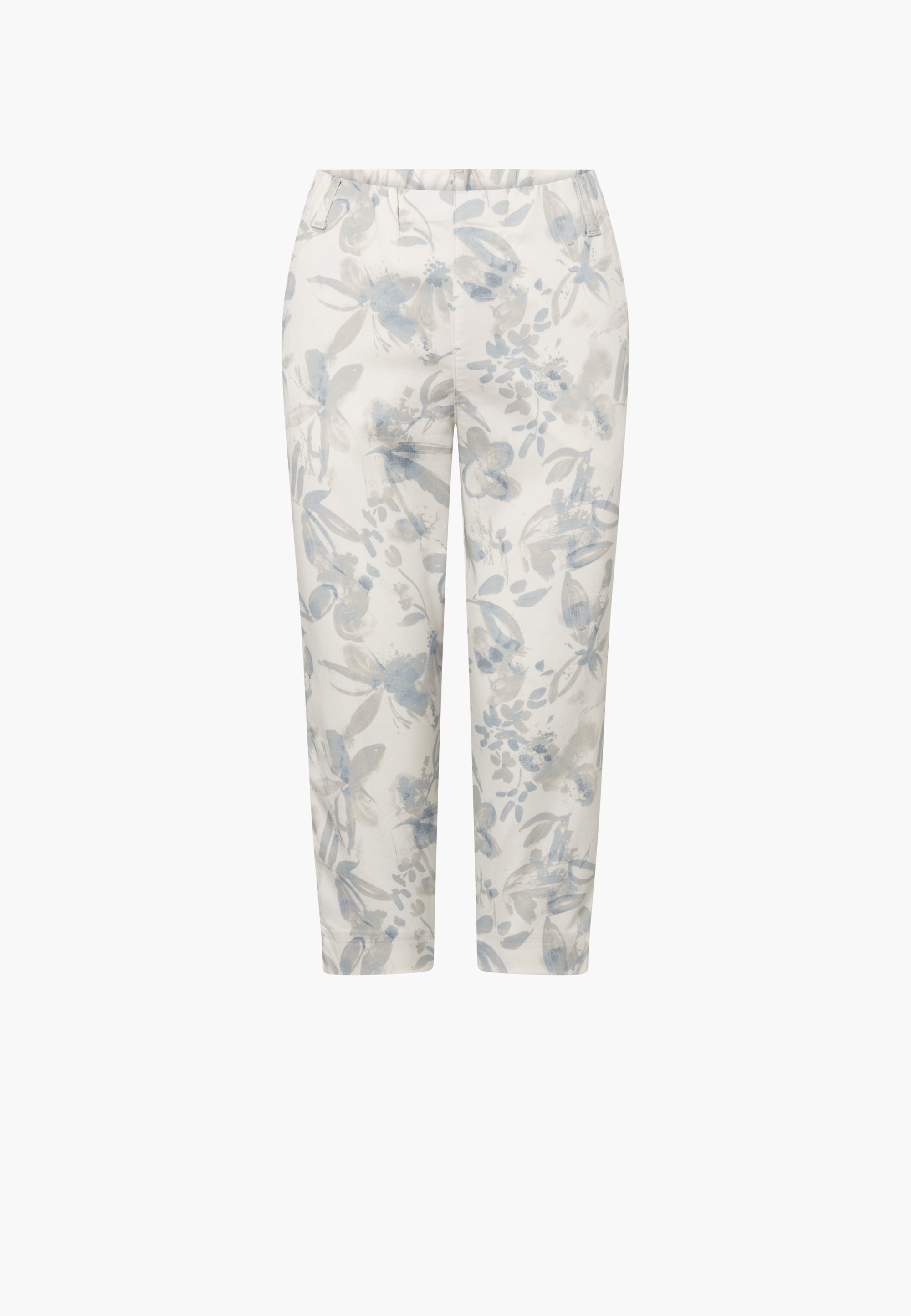 LAURIE Taylor Regular Capri ML Regular 44140 Blue flower print