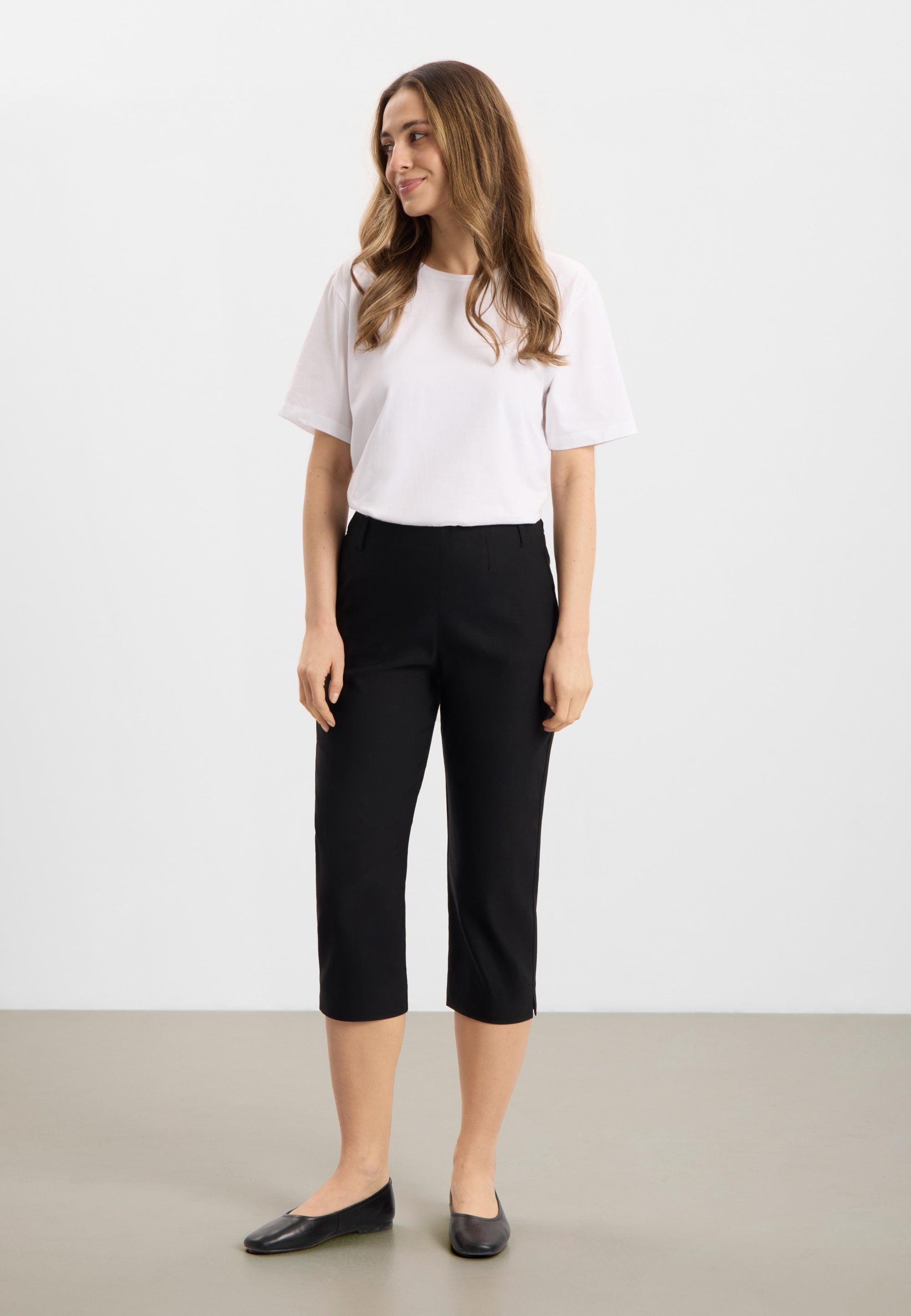 LAURIE Taylor Regular Capri Medium Length Regular 99000 Black