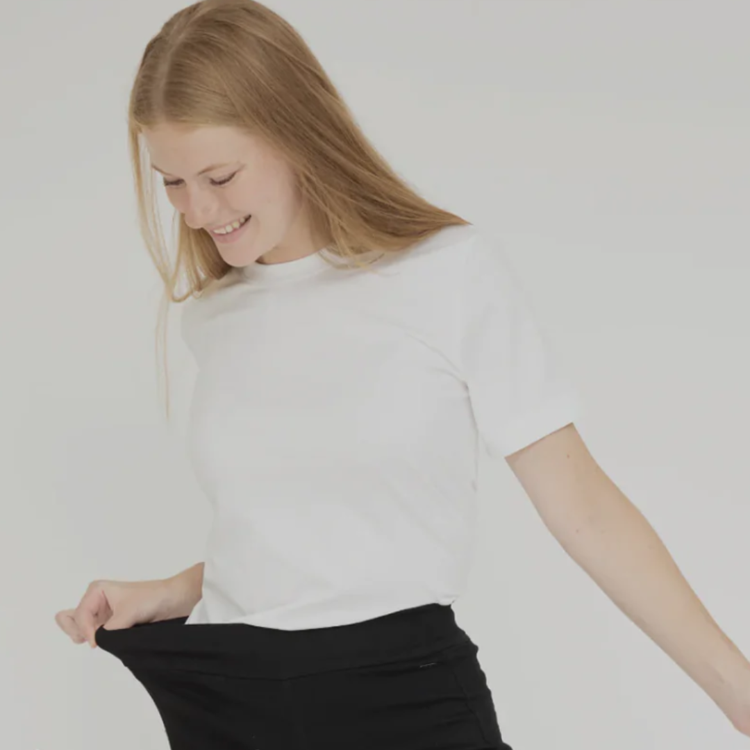 Byxor med resår i midjan