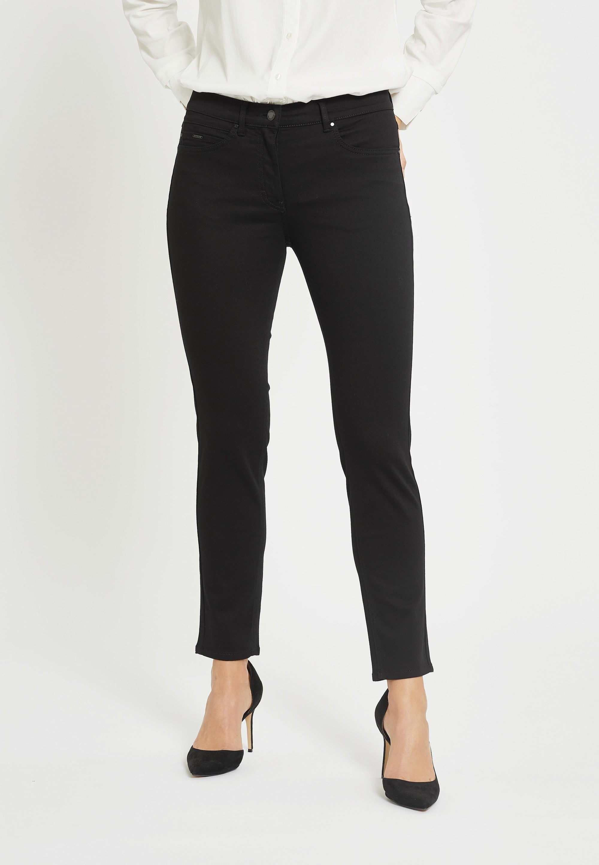 LAURIE Agatha Slim - Short Length Slim 99523 Black Denim Washed
