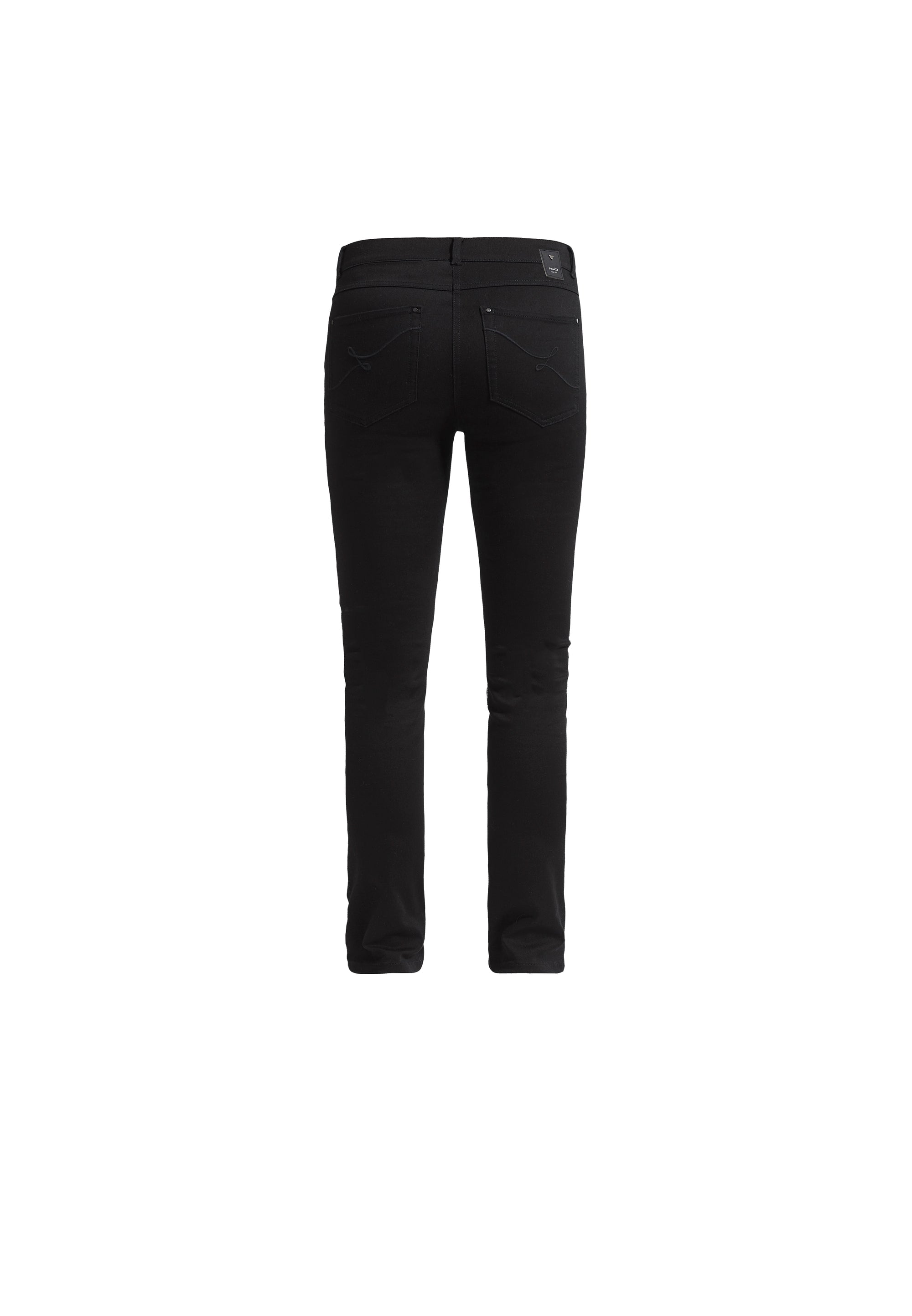 LAURIE Agatha Slim - Short Length Slim 99523 Black Denim Washed