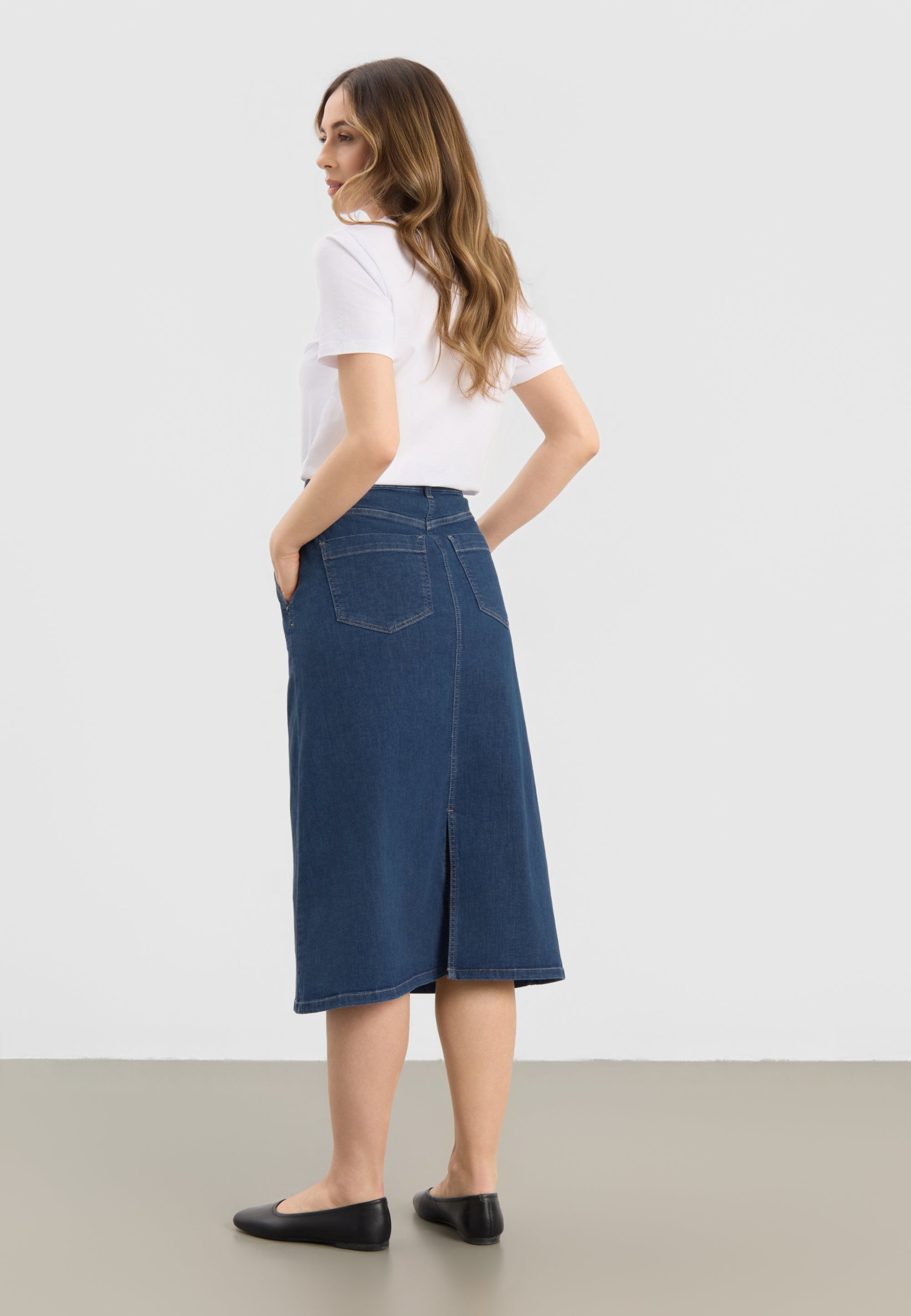 LAURIE Aim skirt - 80 cm. Skirts 49401 Blue Denim