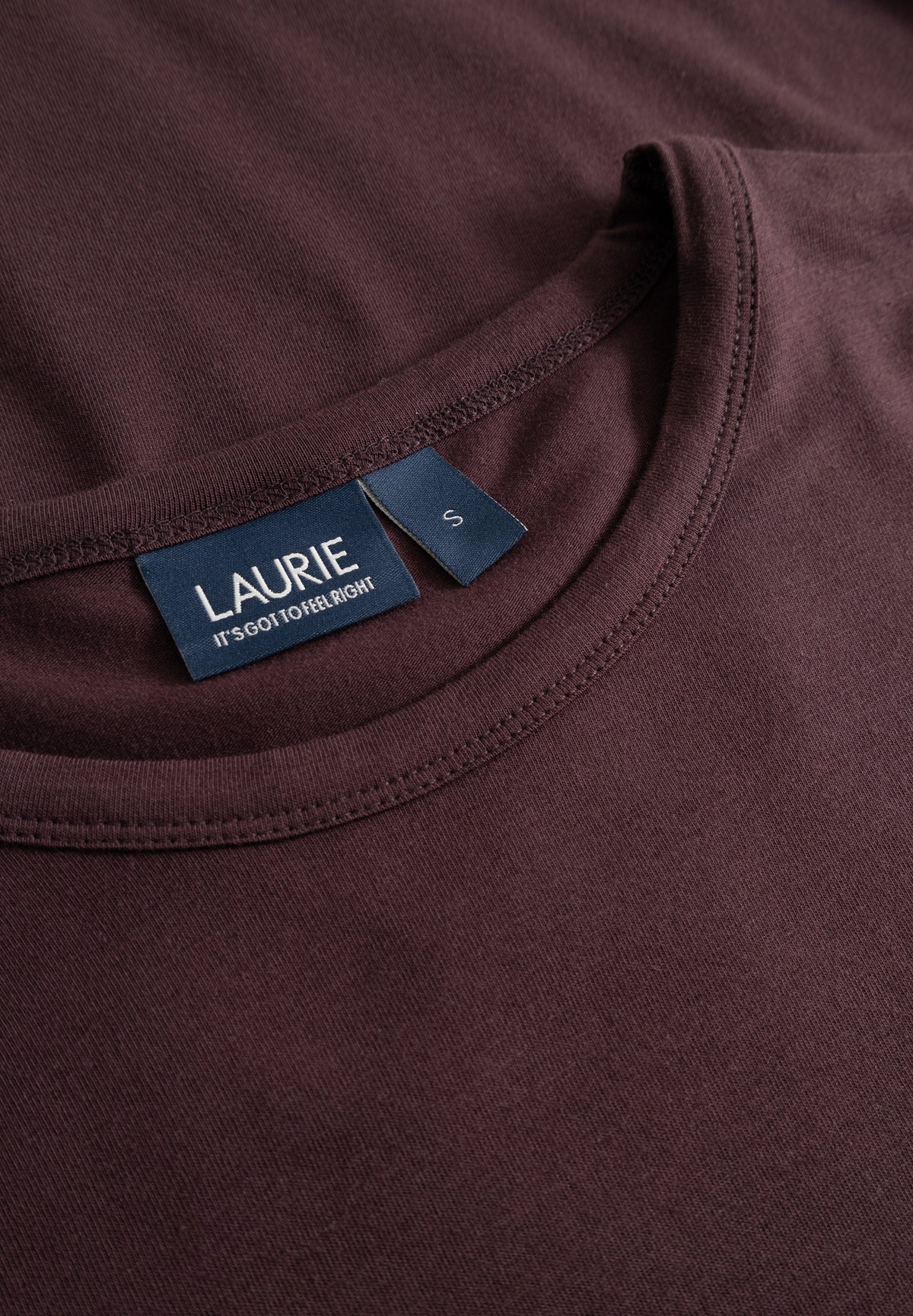 LAURIE Amanda T-Shirt LS Shirts 68000 Dark Plum