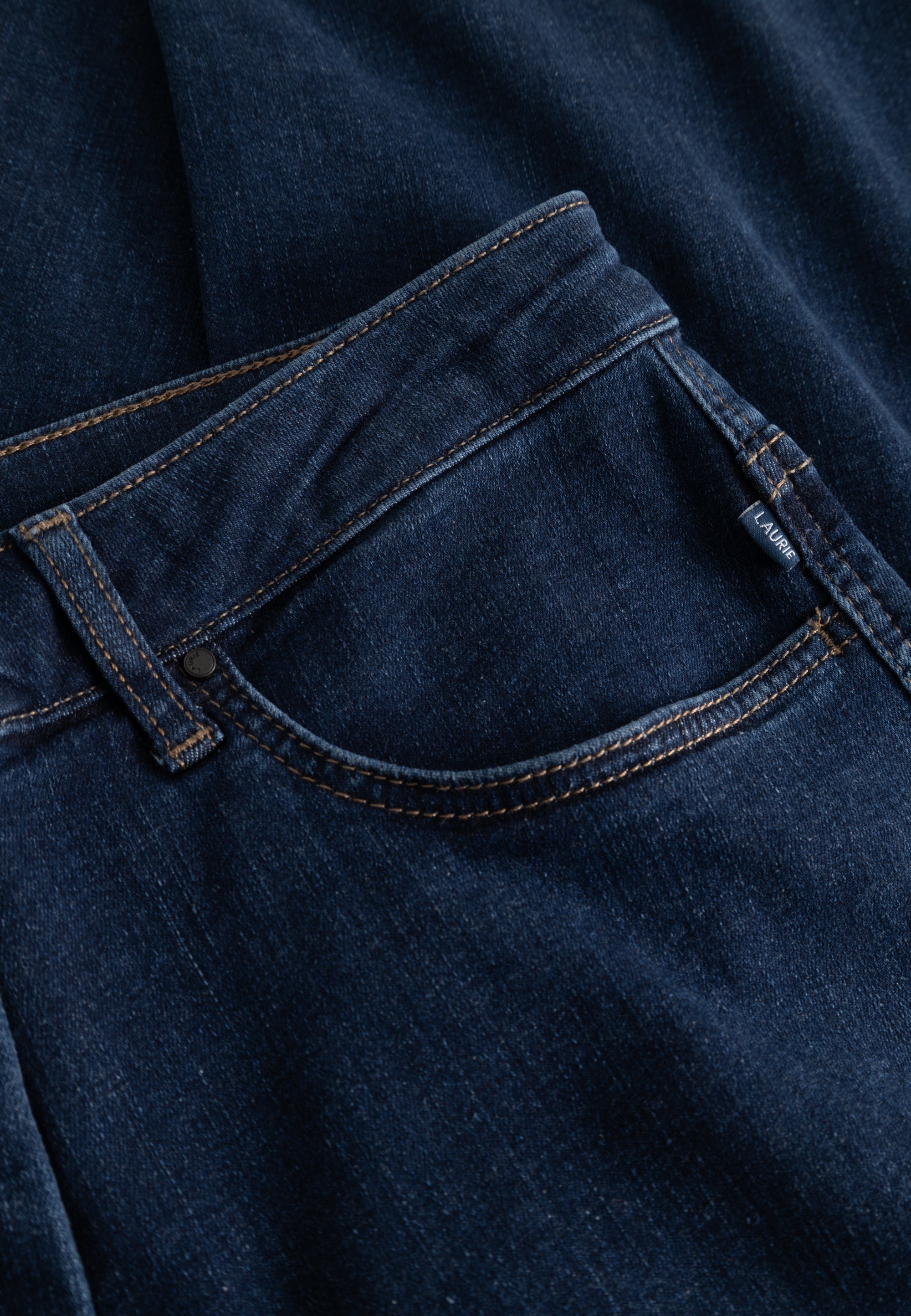LAURIE Amelia Raw Straight CL Straight 40513 Dark Blue Denim