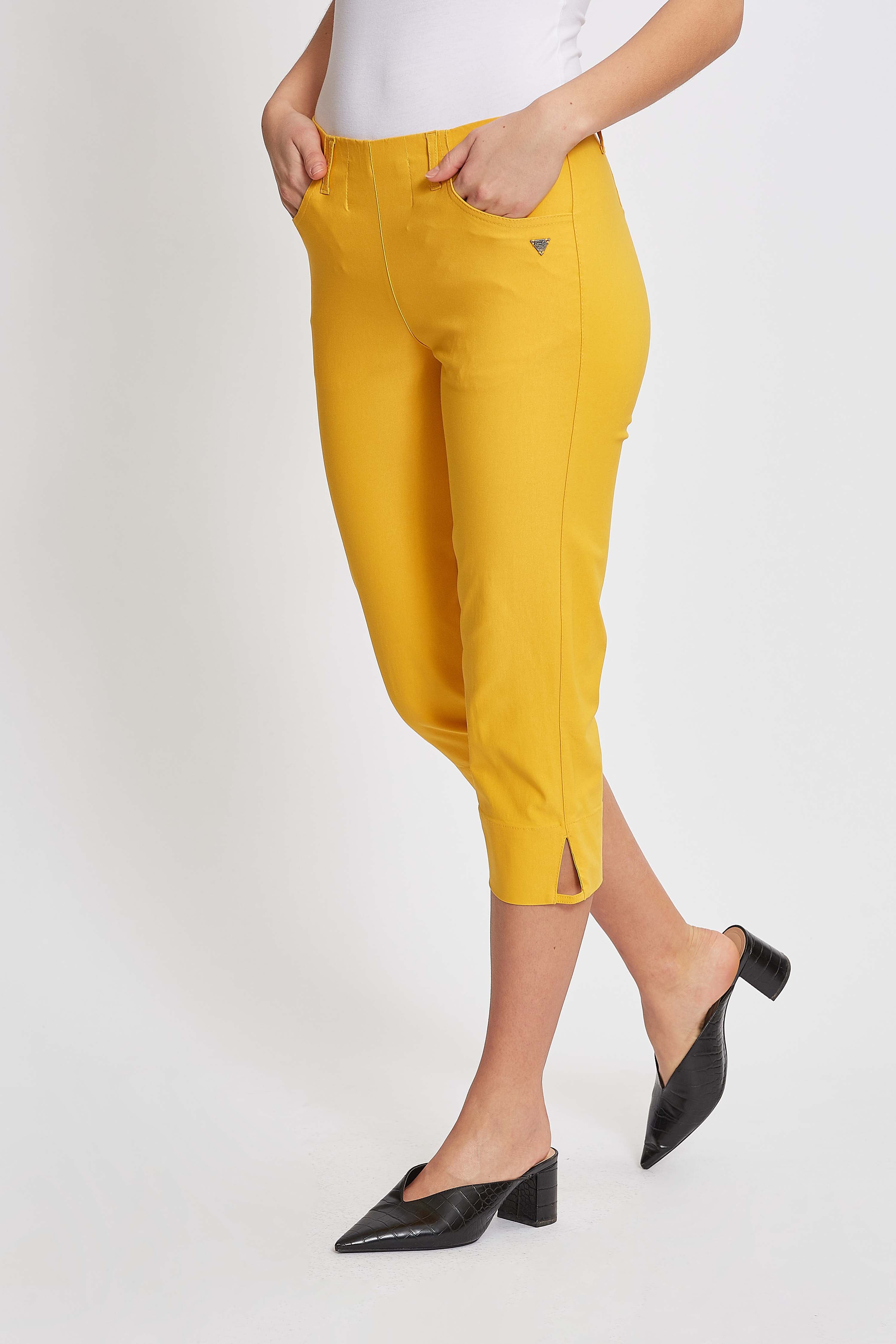 LAURIE Anabelle Regular Capri Medium Length Regular 75104 Mellow Yellow