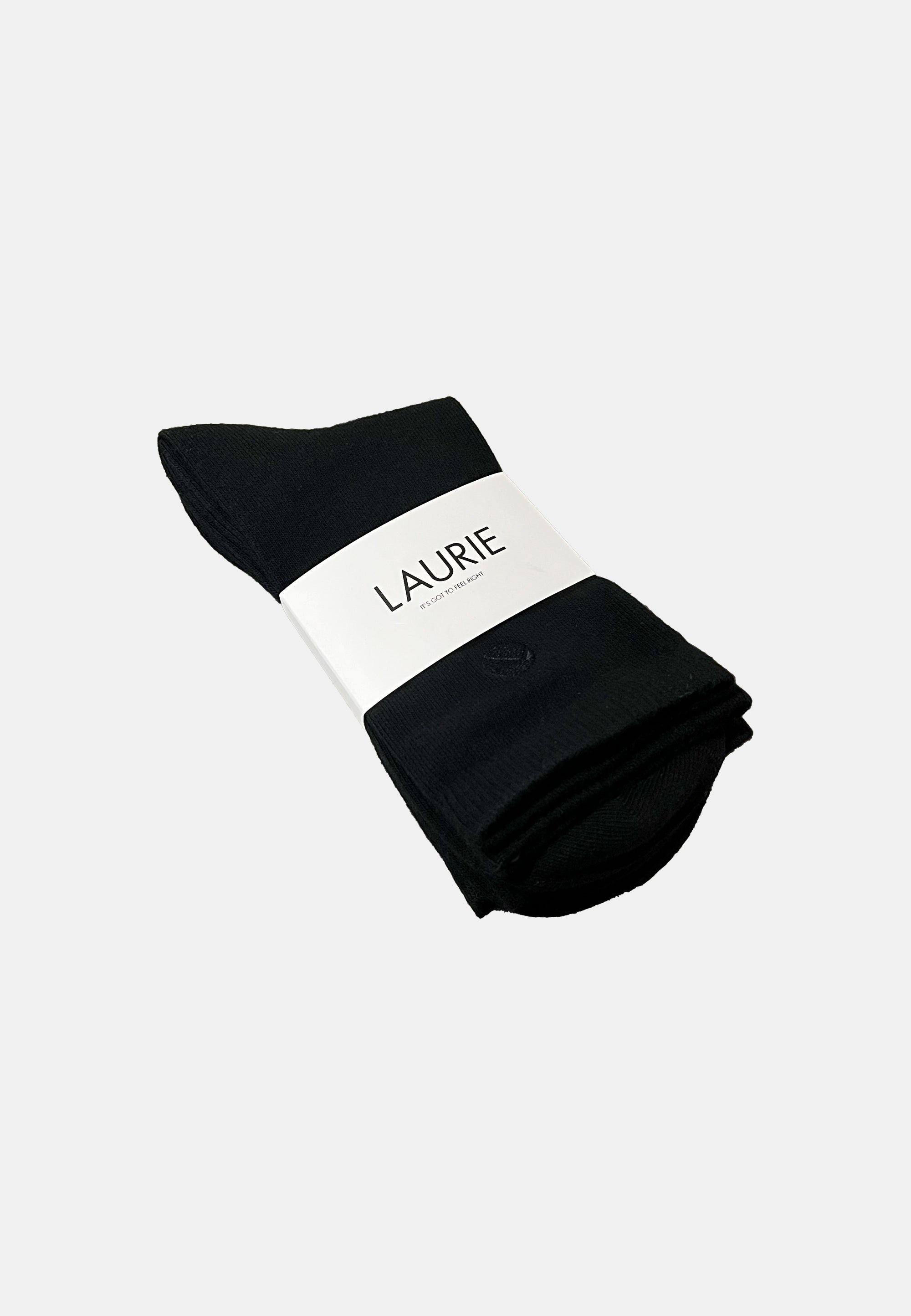LAURIE Strumpor - 2 PACK Socks 99000 Black