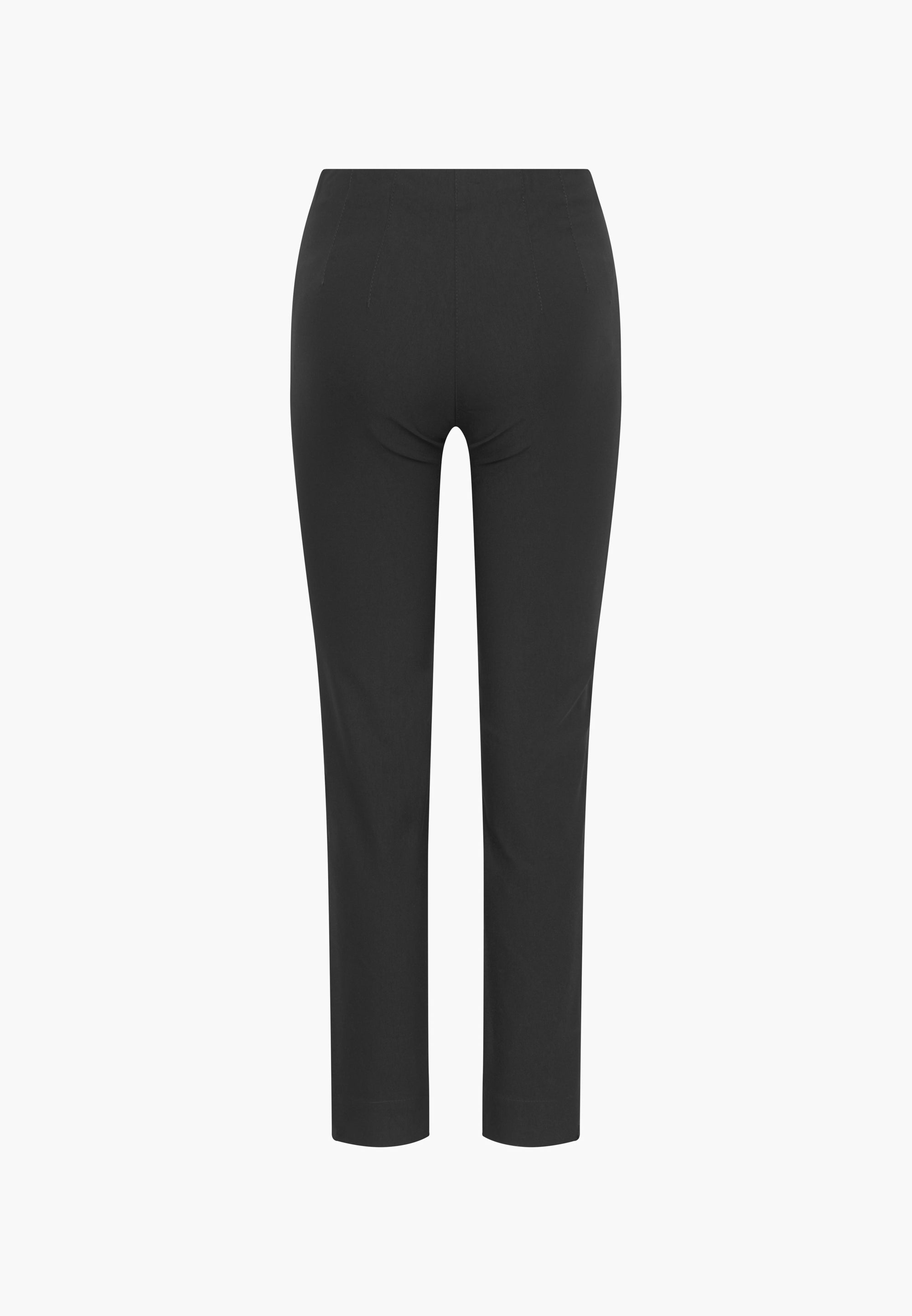 LAURIE  Betty Regular - Medium Length Trousers REGULAR 99971 Black Brushed