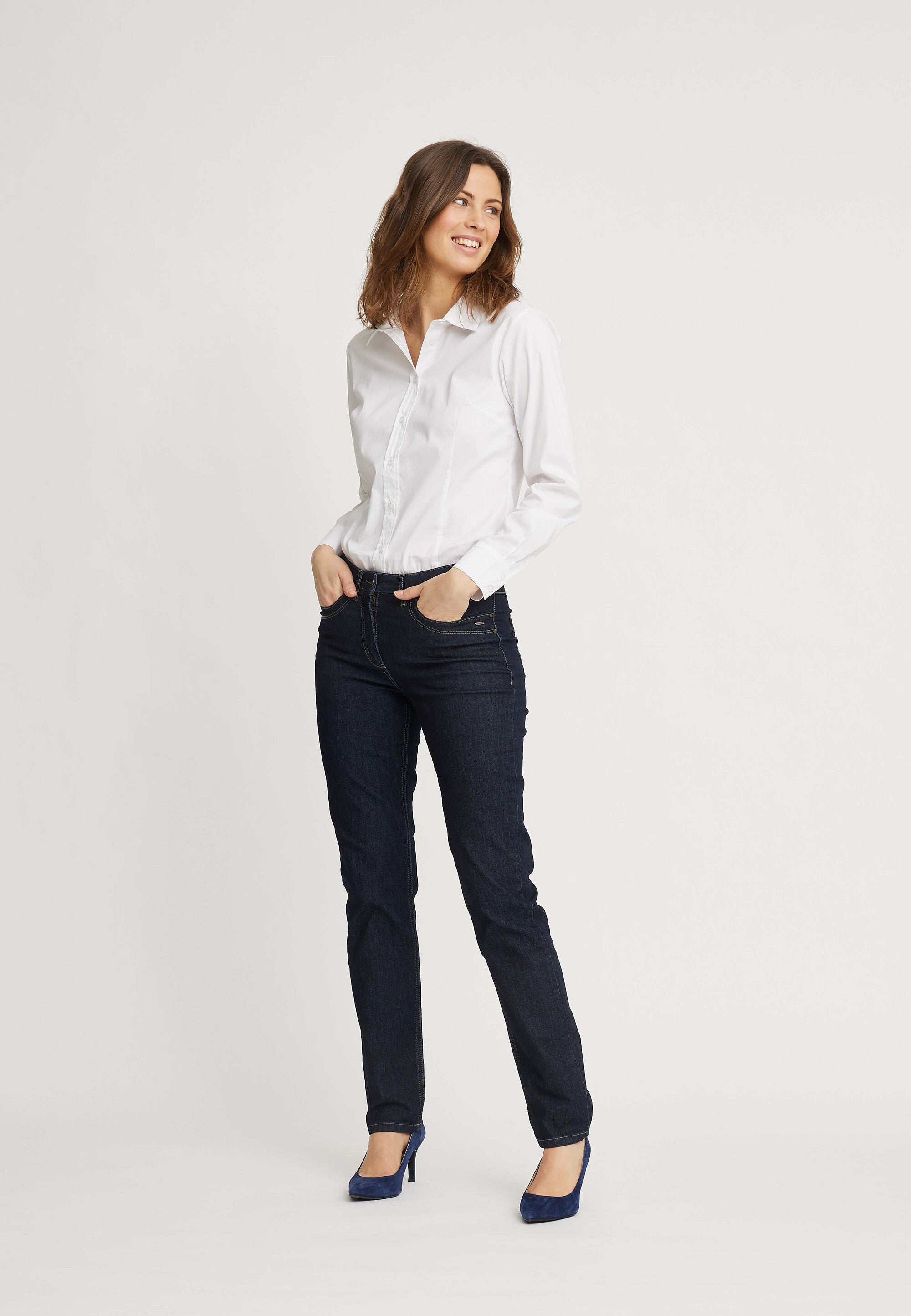 LAURIE Charlotte Regular - Medium Length Regular 40518 Dark Blue Denim