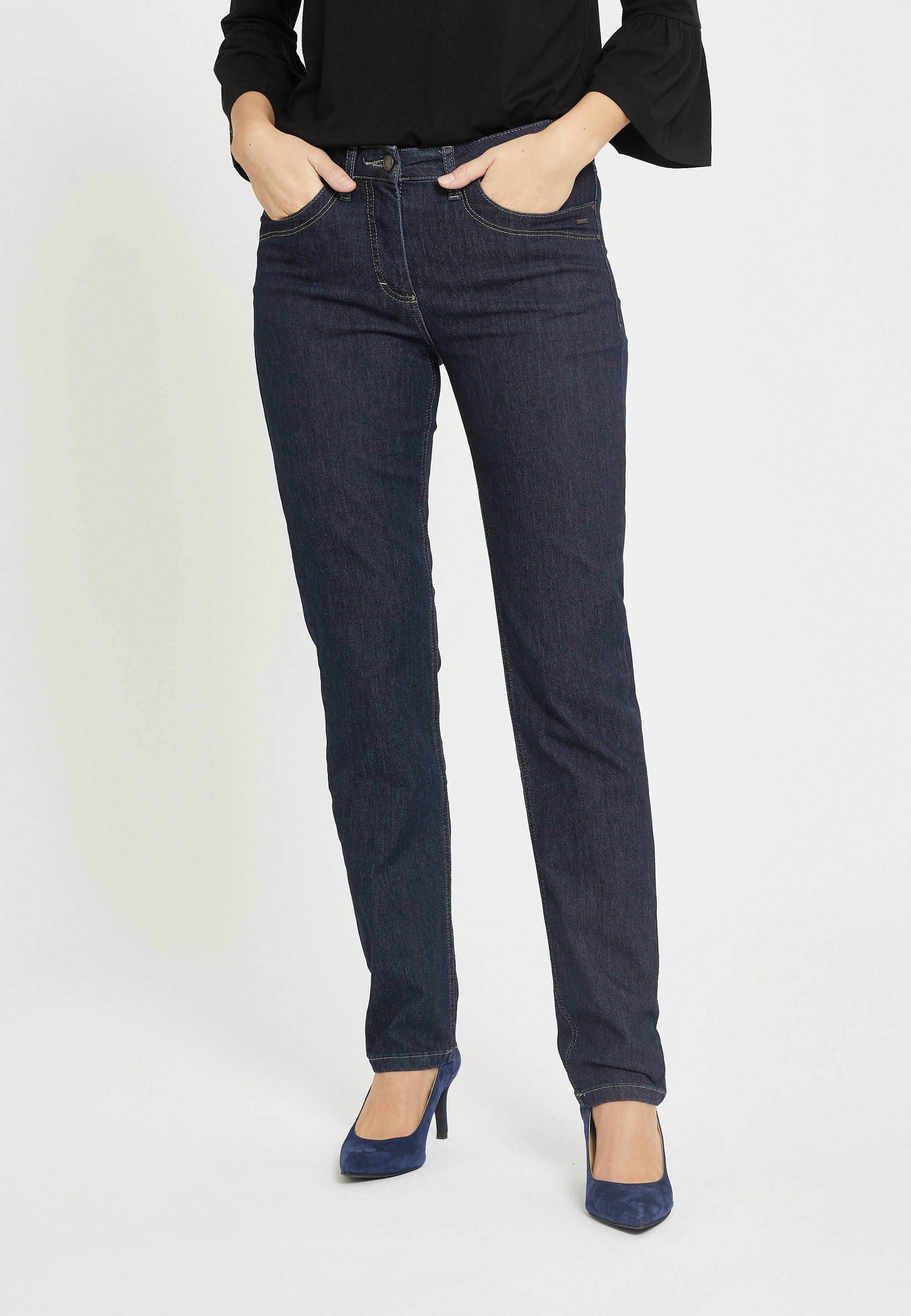 LAURIE Charlotte Regular - Medium Length Regular 40518 Dark Blue Denim
