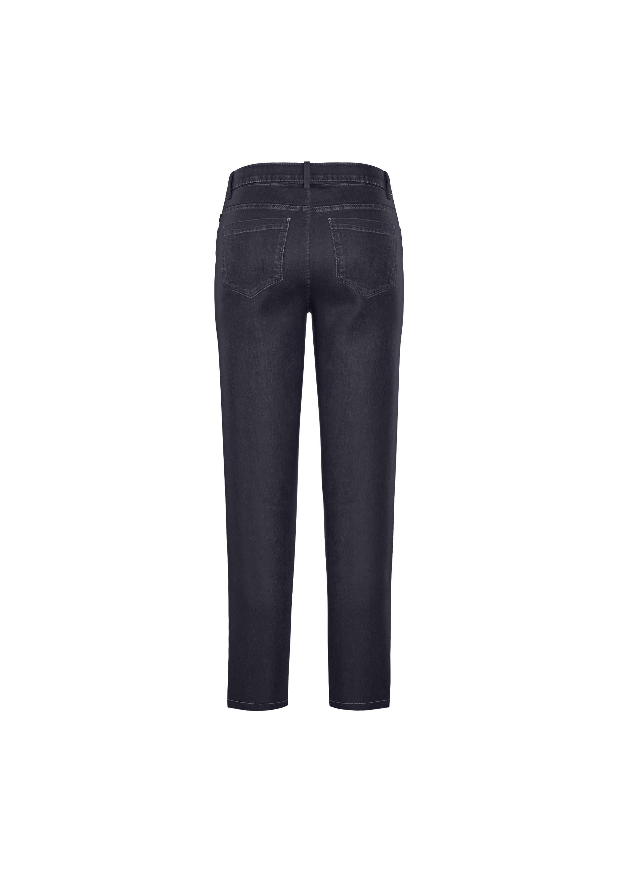 LAURIE Charlotte Regular - Medium Length Trousers REGULAR 49501 Dark Blue Denim
