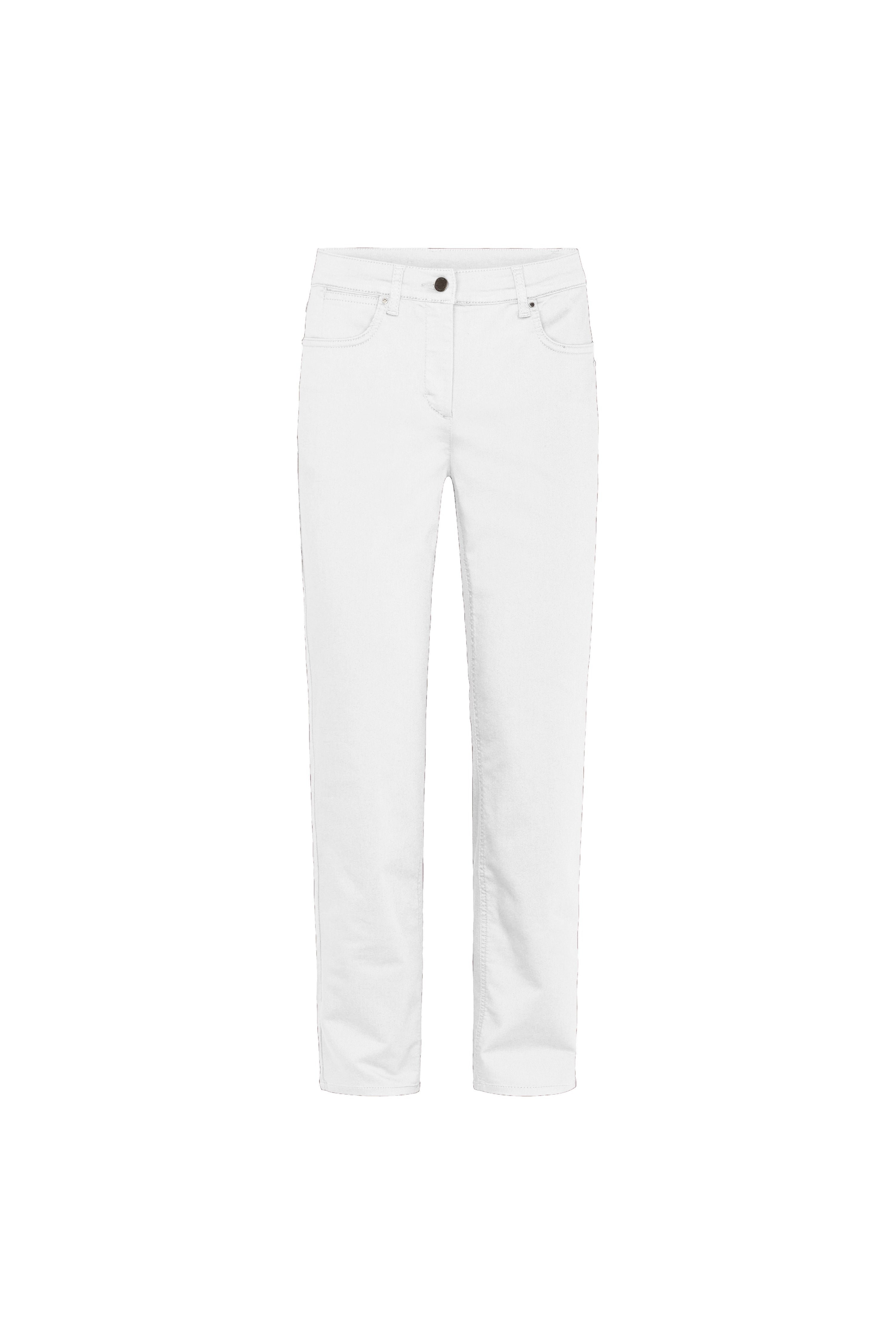 LAURIE  Charlotte Regular - Medium Length Trousers REGULAR 10100 White