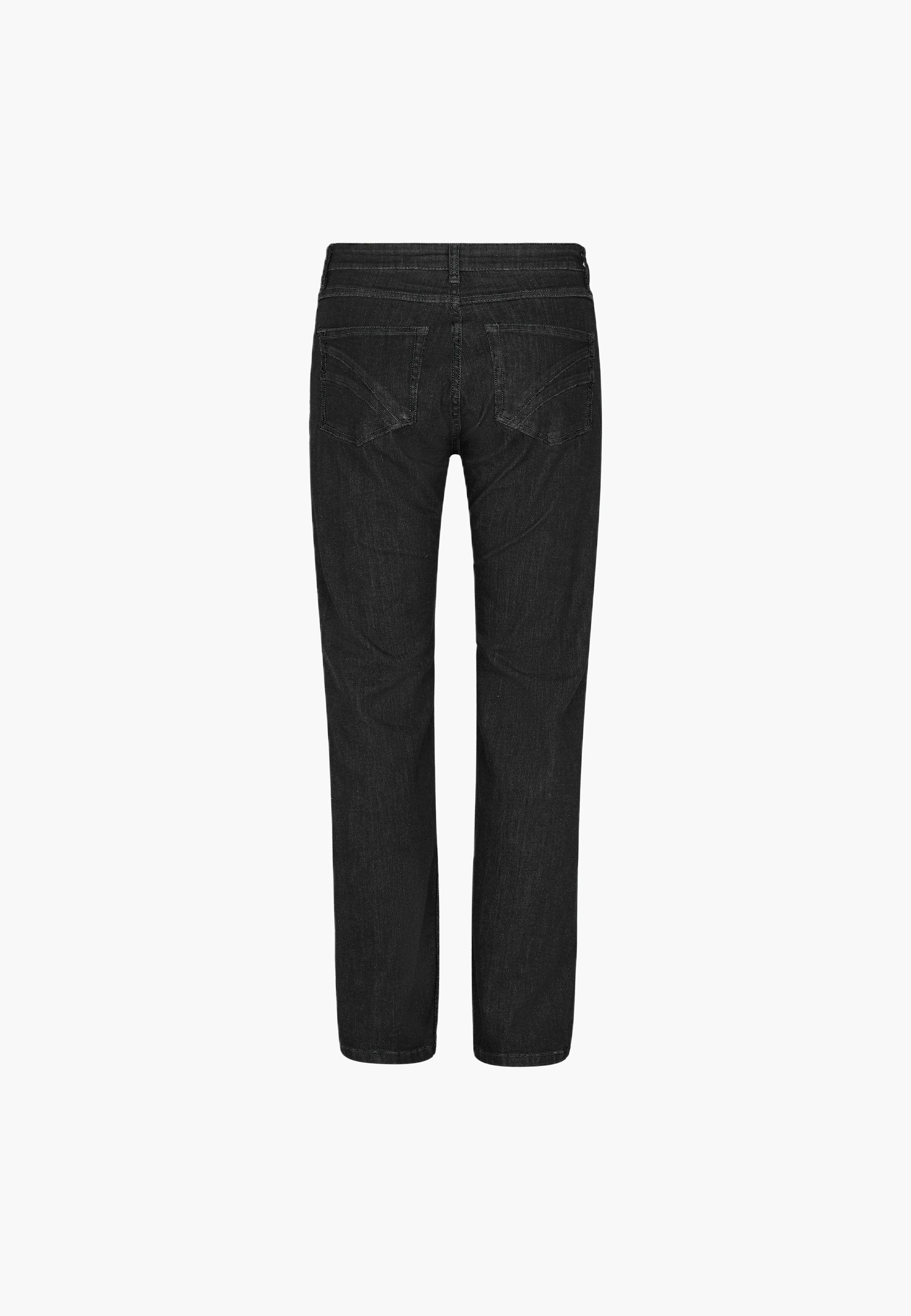 LAURIE  Charlotte Regular - Medium Length - Ecolabel Regular 99520 Washed Black Denim