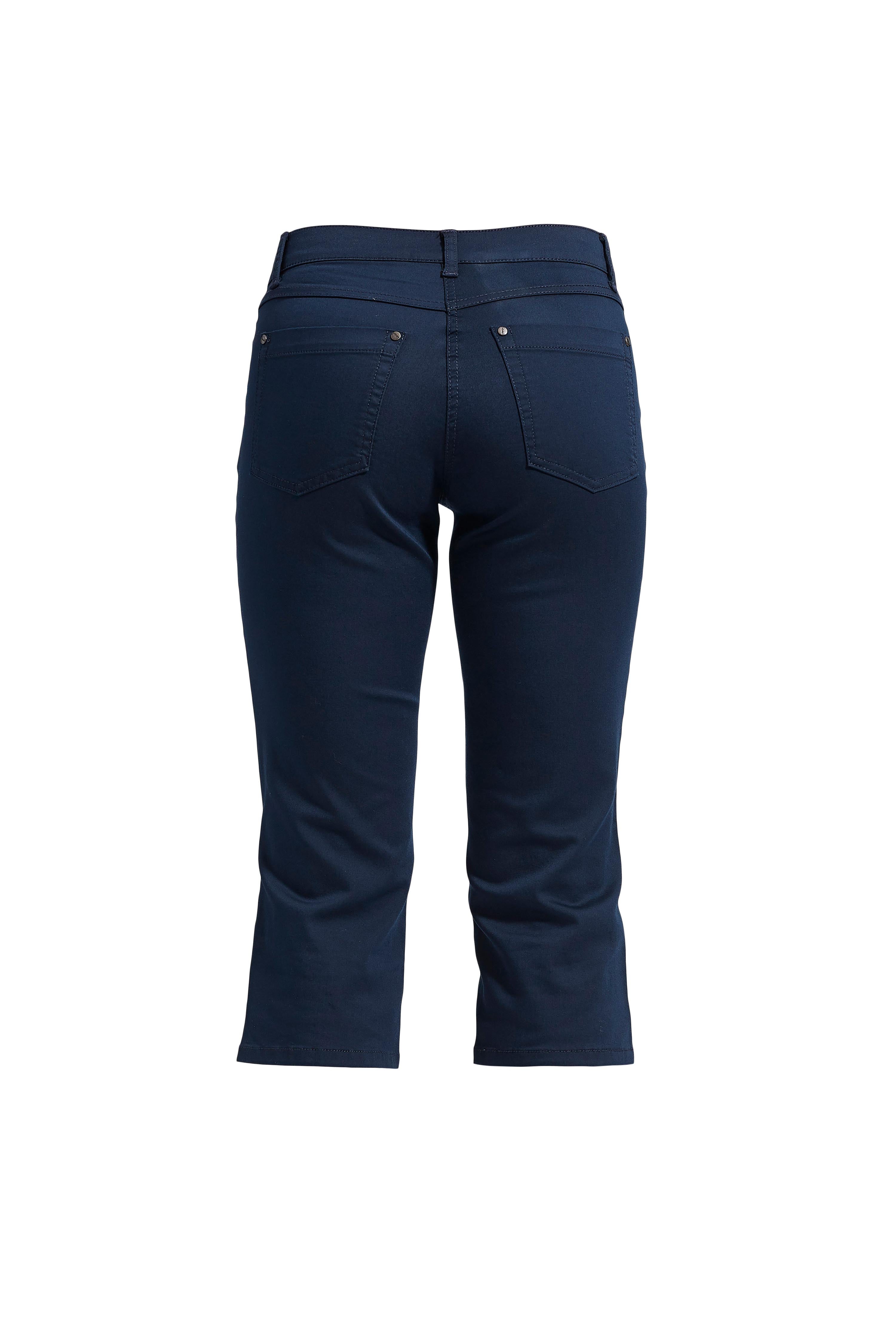 LAURIE  Charlotte Regular Capri Byxor Trousers REGULAR 49200 Navy