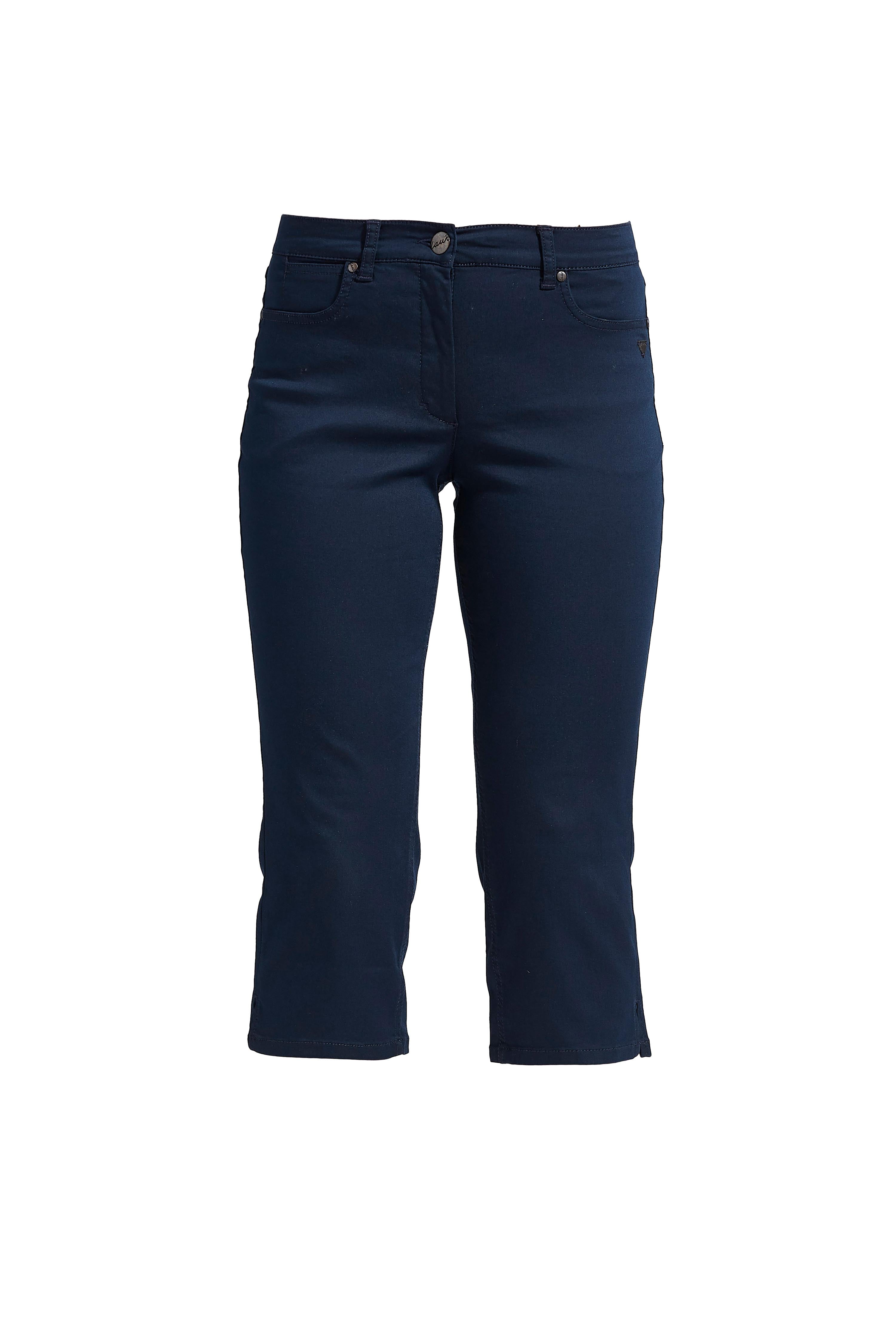 LAURIE  Charlotte Regular Capri Byxor Trousers REGULAR 49200 Navy