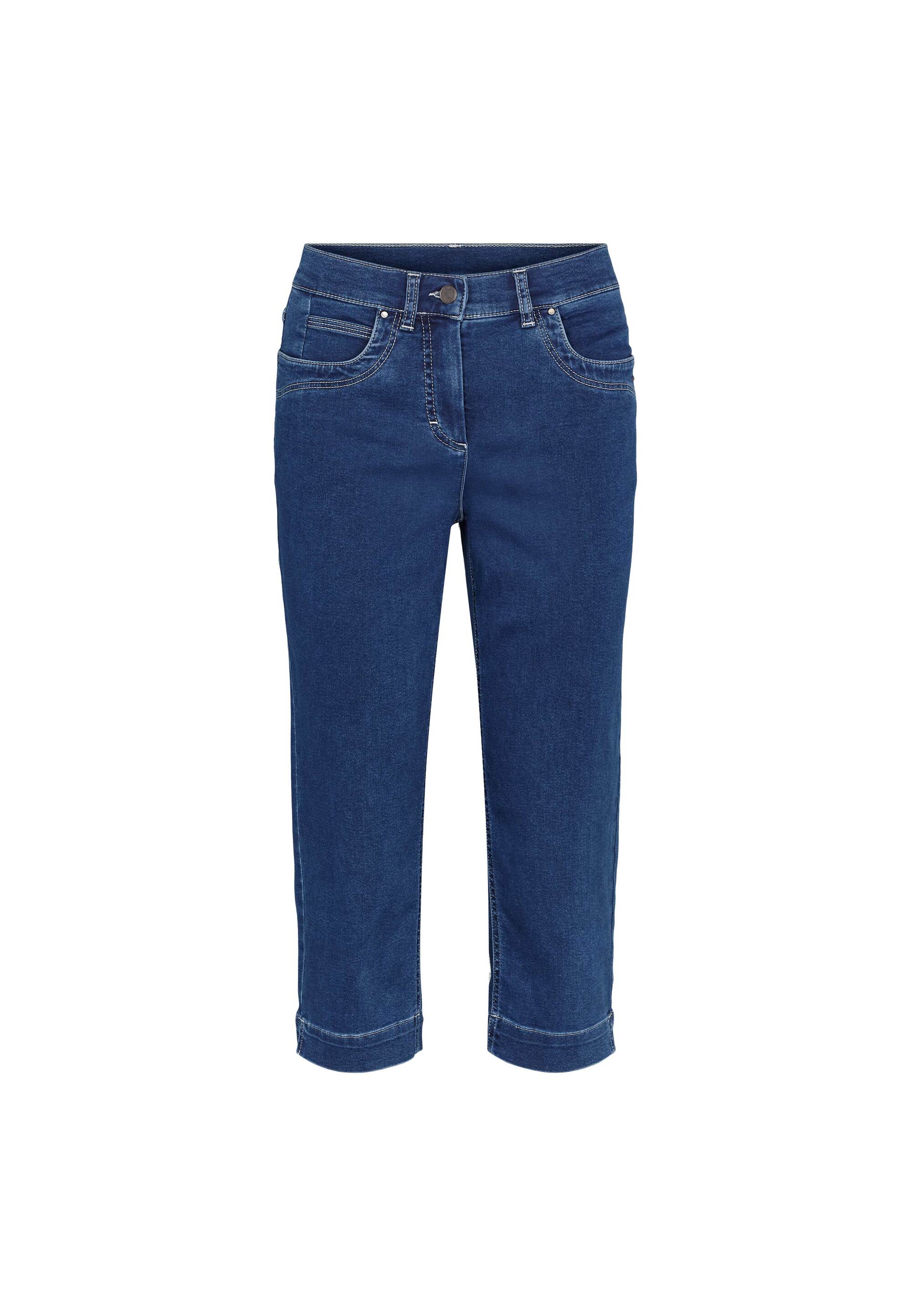 LAURIE Charlotte Regular Capri Medium Length Regular 43515 Medium Blue Denim